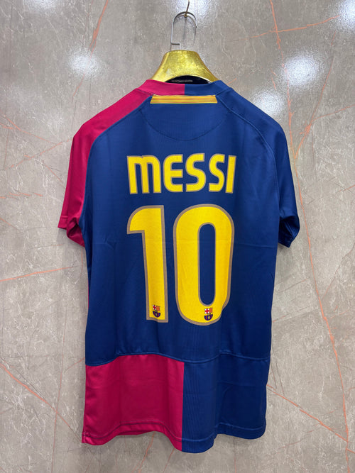 Barcelona 2008-09 Messi #10 Jersey(EMBROIDED LOGO)