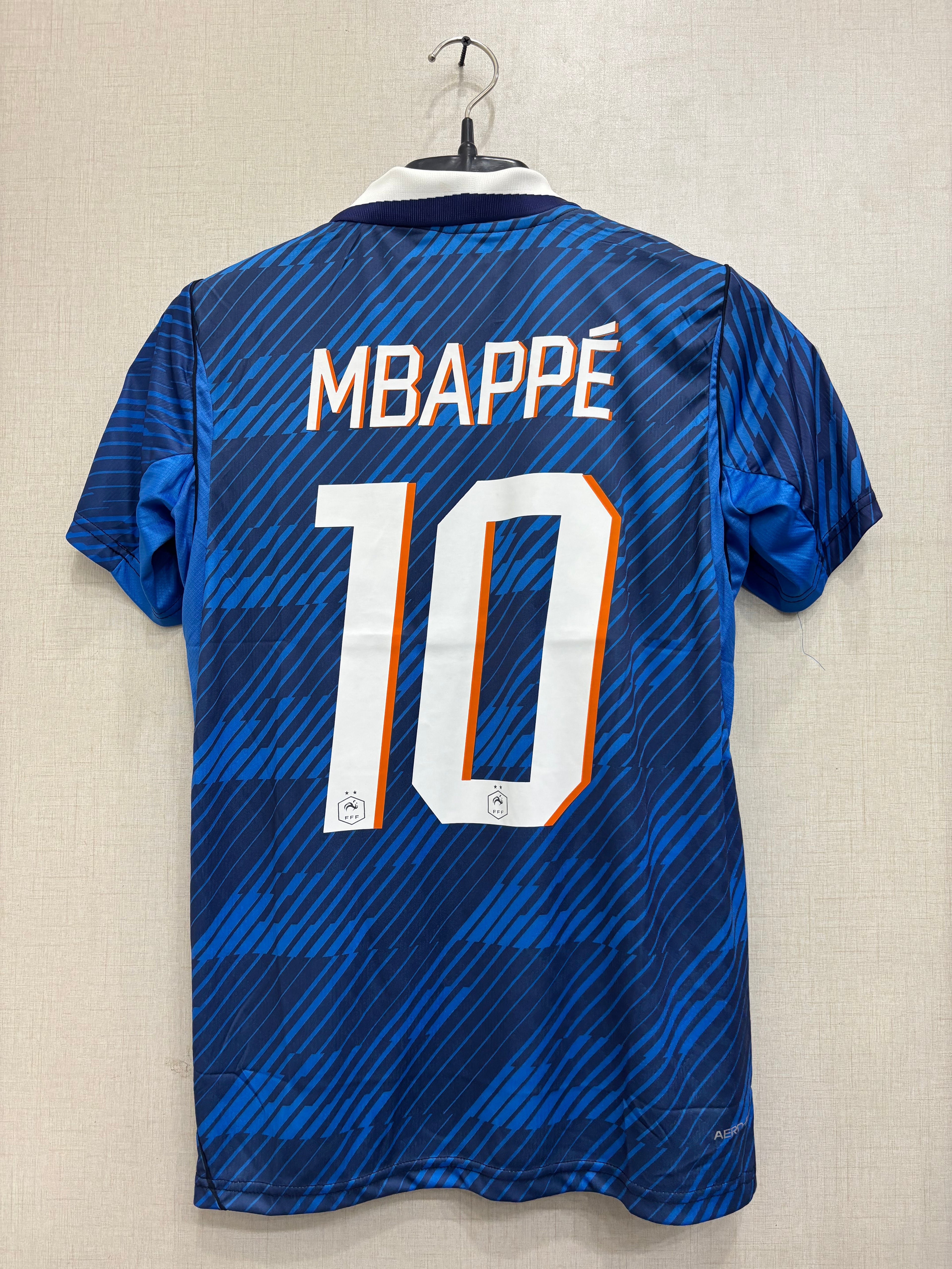 MBAPPE 10 FRANCE HOME FIFA CUP JERSEY TPU LOGO
