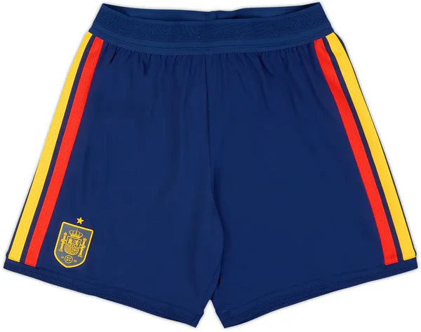 SPAIN HOME FIFA CUP SHORT EMBROIDED LOGO