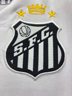 NEYMAR JR 10 SANTOS FC HOME SHIRT(EMBROIDED LOGO)