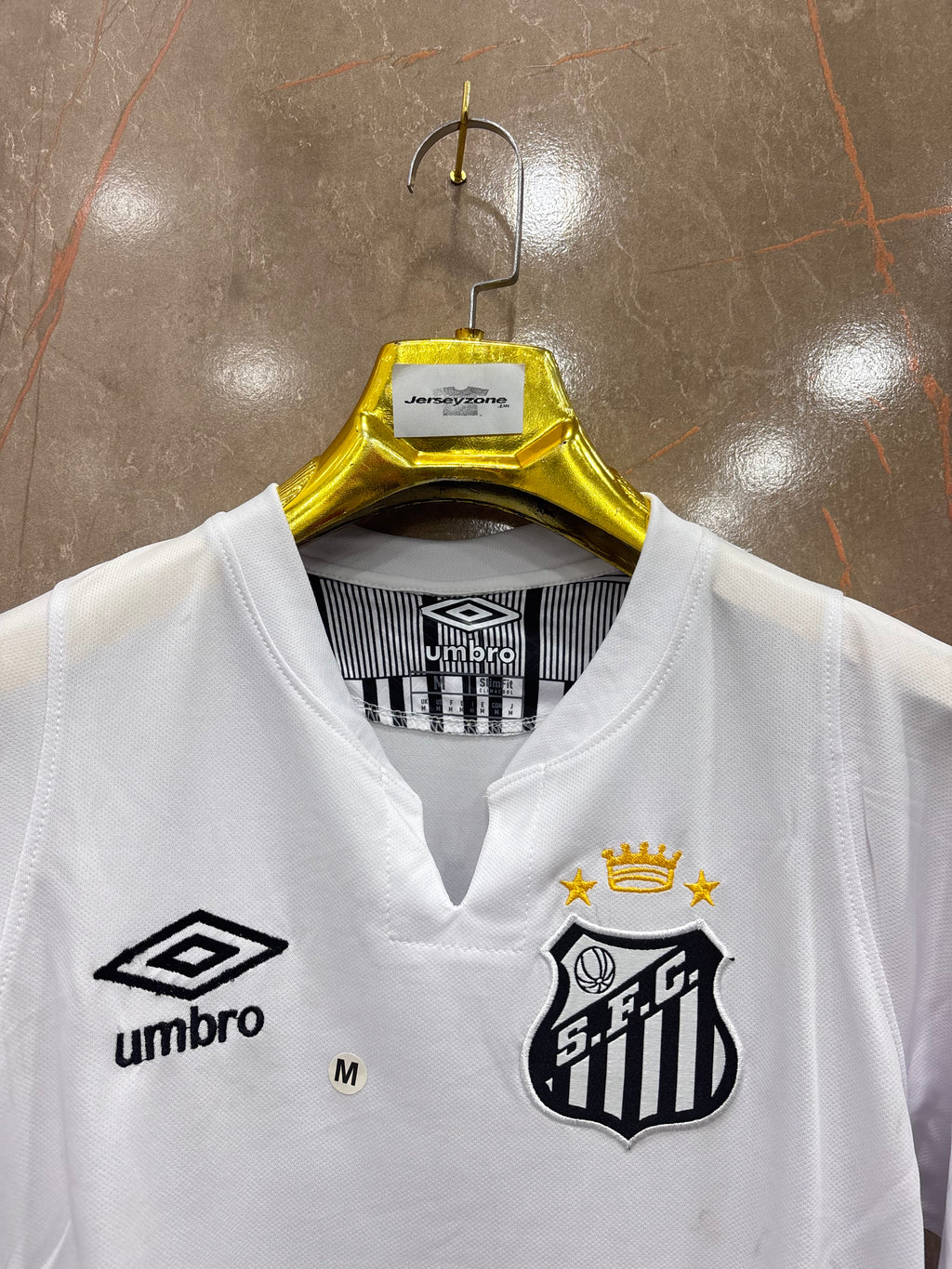 NEYMAR JR 10 SANTOS FC HOME SHIRT(EMBROIDED LOGO)