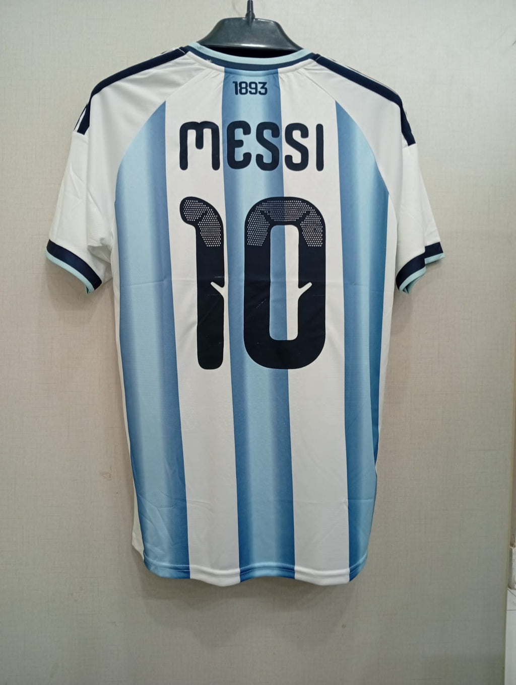 MESSI 10 ARGENTINA HOME FIFA CUP JERSEY (EMBROIDED LOGO)