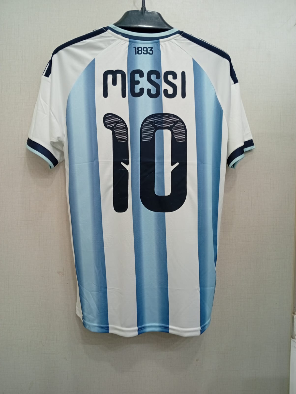 MESSI 10 ARGENTINA HOME FIFA CUP JERSEY (EMBROIDED LOGO)
