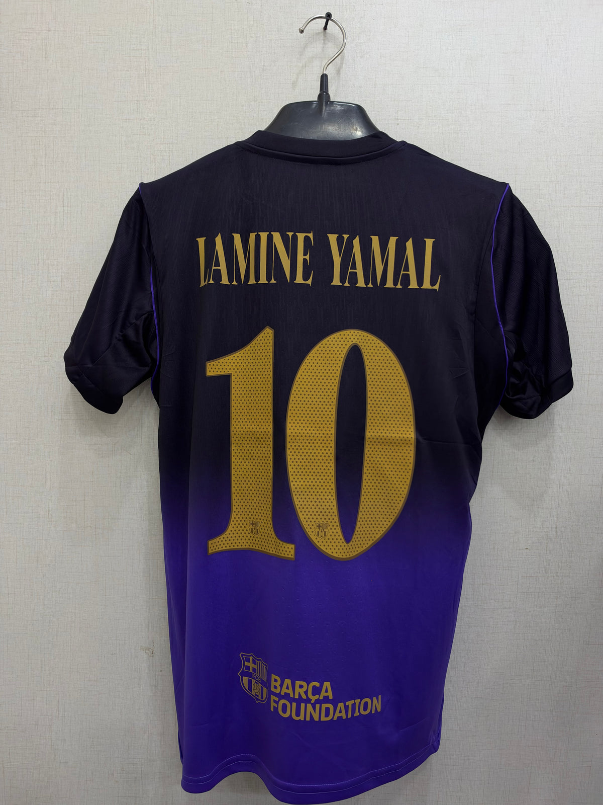BARCELONA AWAY JERSEY 26/27 EMBROIDED LOGO