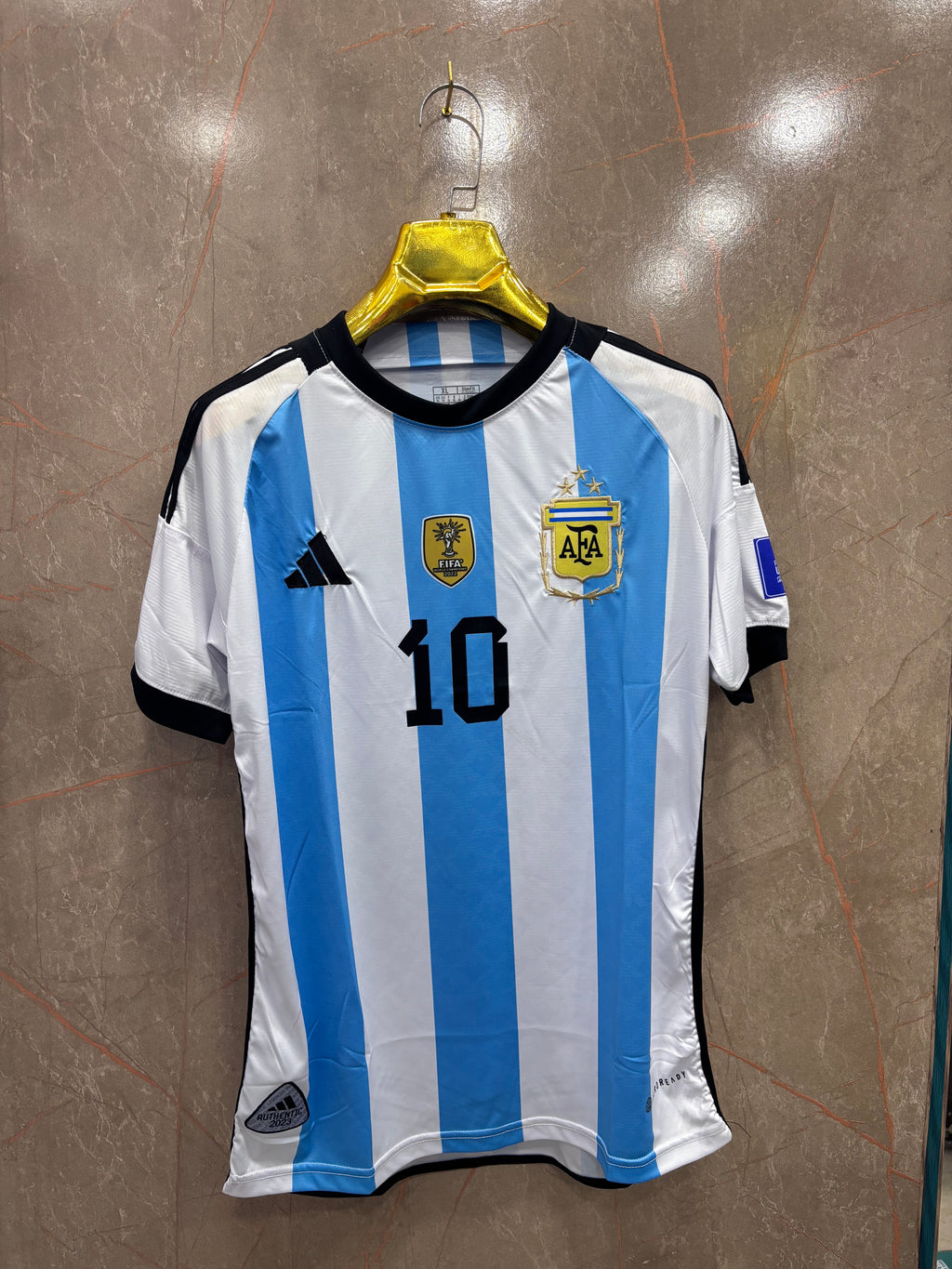 Argentina Messi #10 World Cup Winners Jersey  22/23