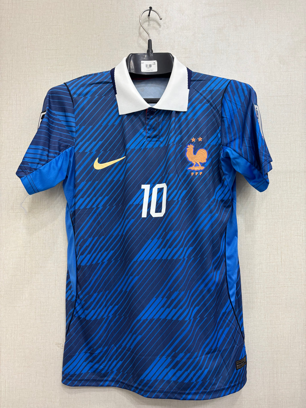 MBAPPE 10 FRANCE HOME FIFA CUP JERSEY TPU LOGO