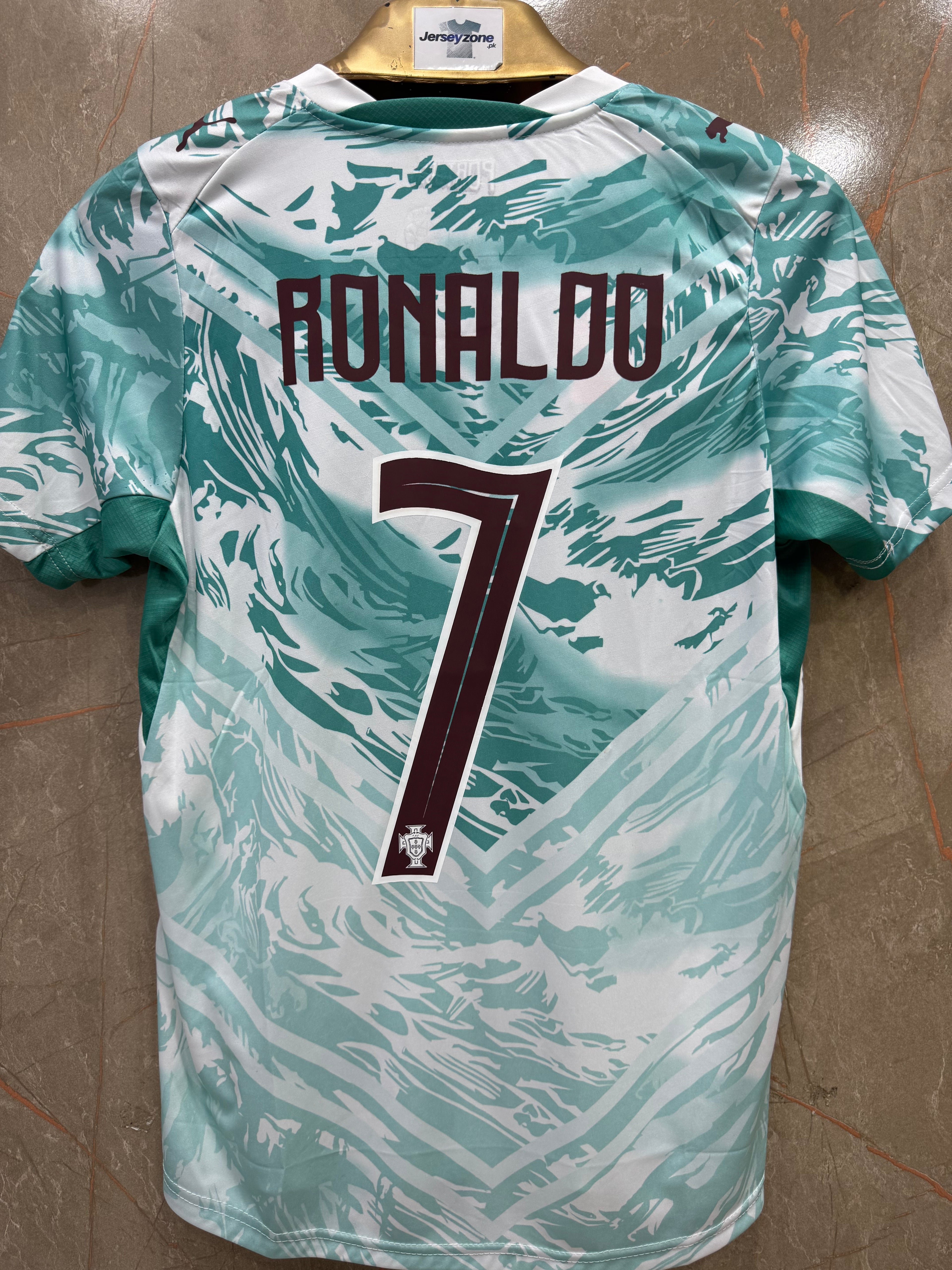 RONALDO 7 PORTUGAL AWAY FIFA CUP PLAYER VERSION JERSEY