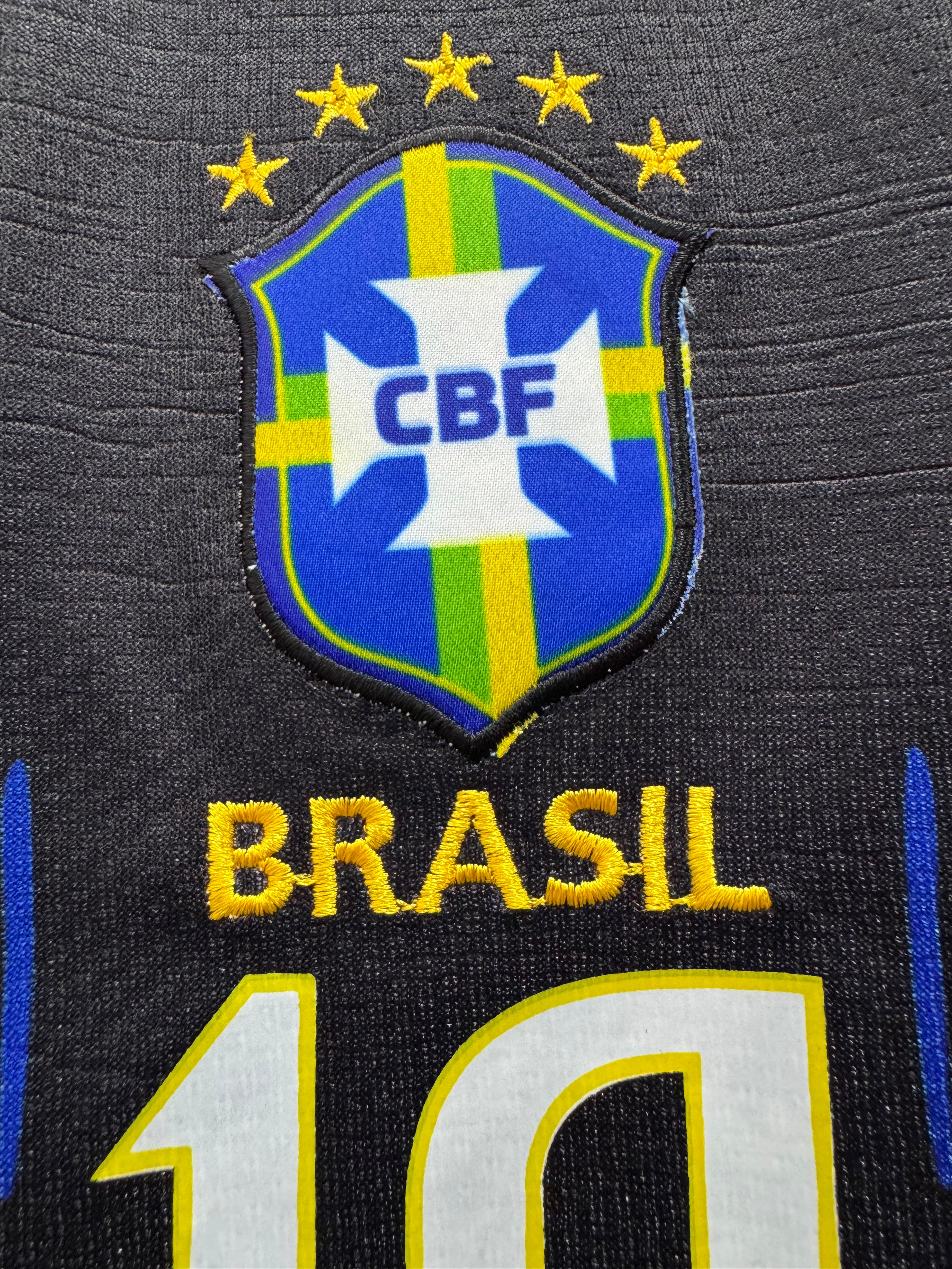 NEYMAR JR BRAZIL AWAY FIFA CUP JERSEY (EMBROIDED LOGO)
