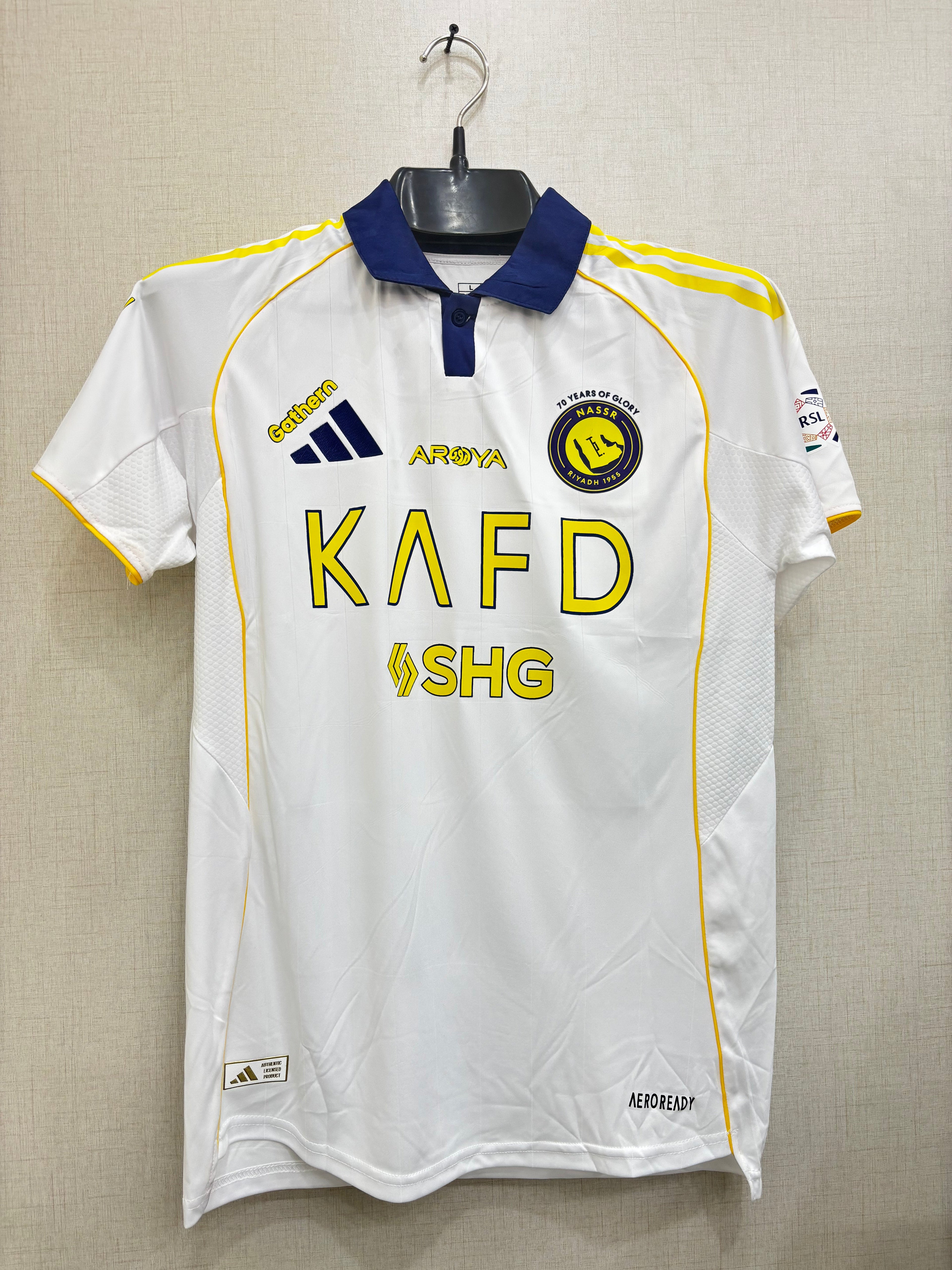 Al Nassr Third Ronaldo 7 SHIRT(Rubber logo)