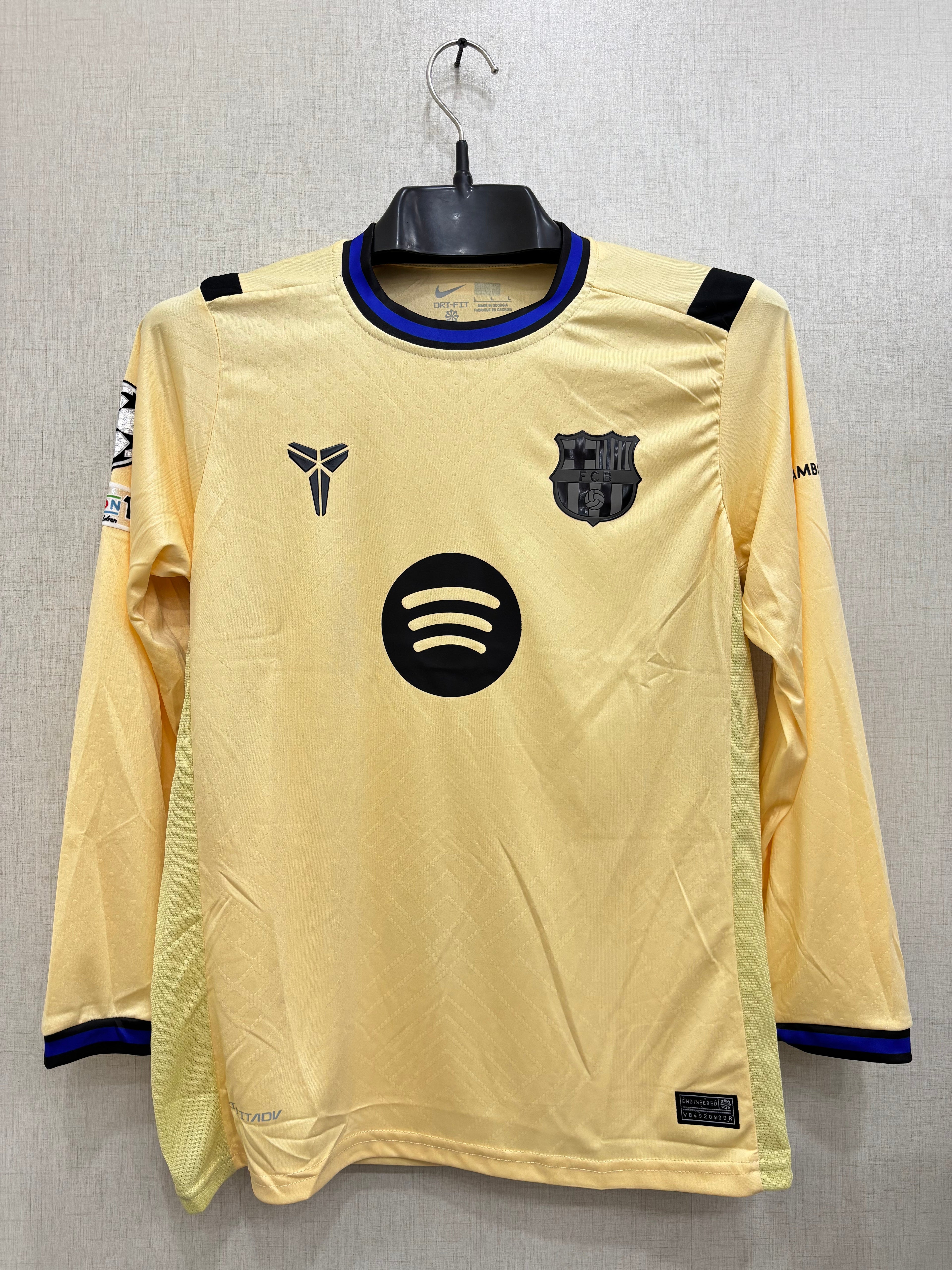 BARCELONA AWAY 25/26 SHIRT FULL SLEEVE