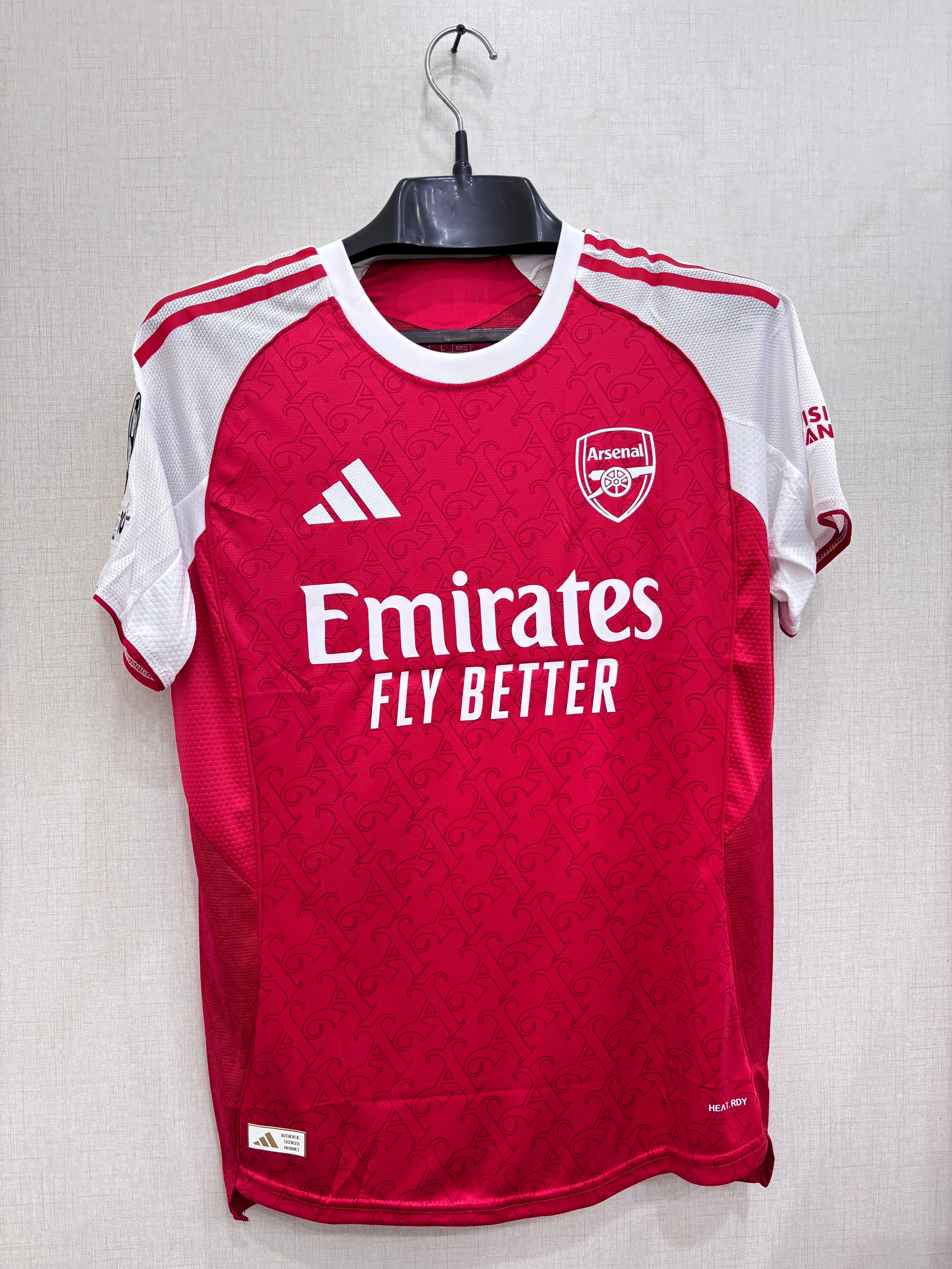 ARSENAL Home Shirt (PLAYER VERSION LOGOS)