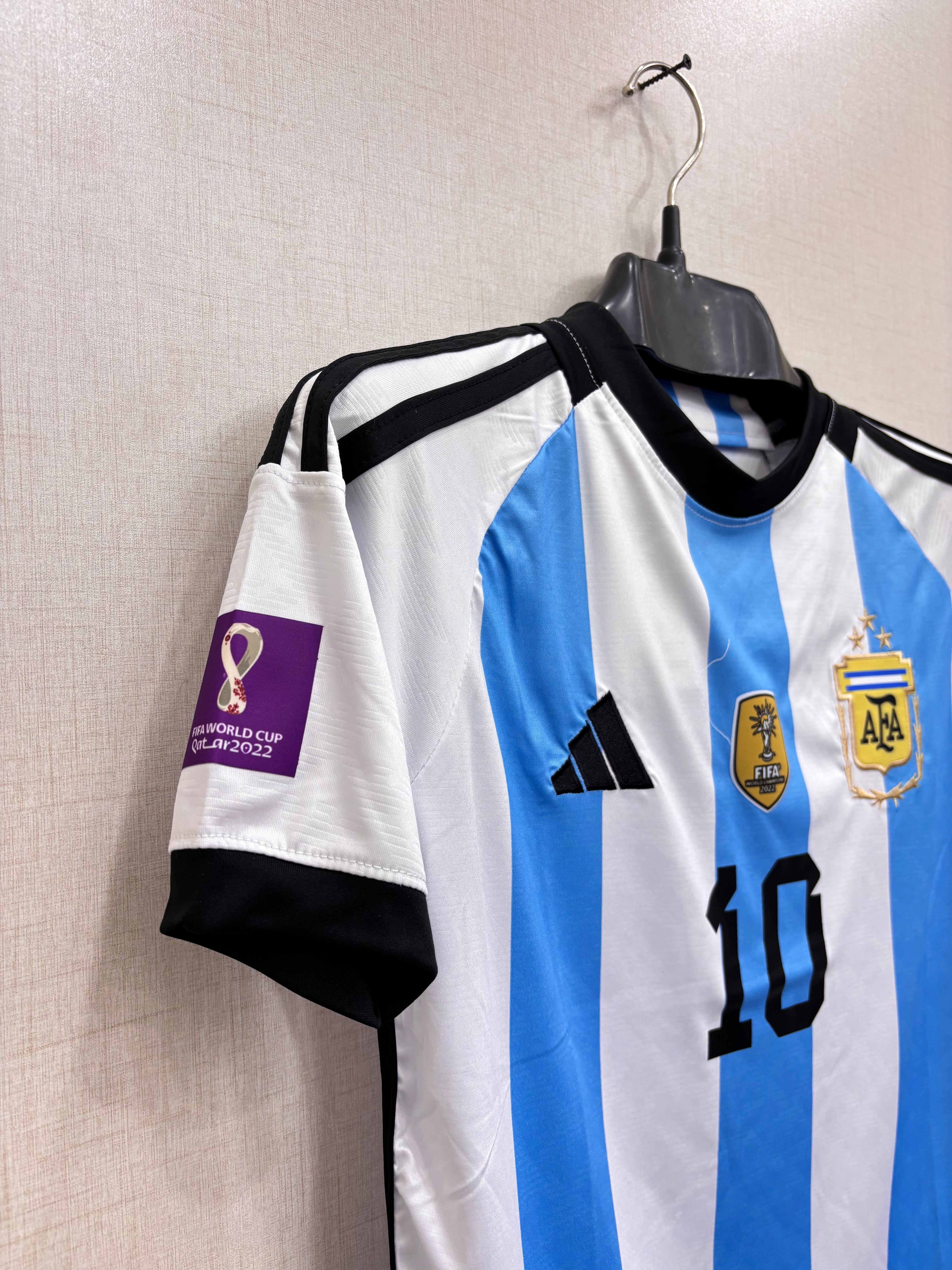 Argentina Messi #10 World Cup Winners Jersey  22/23