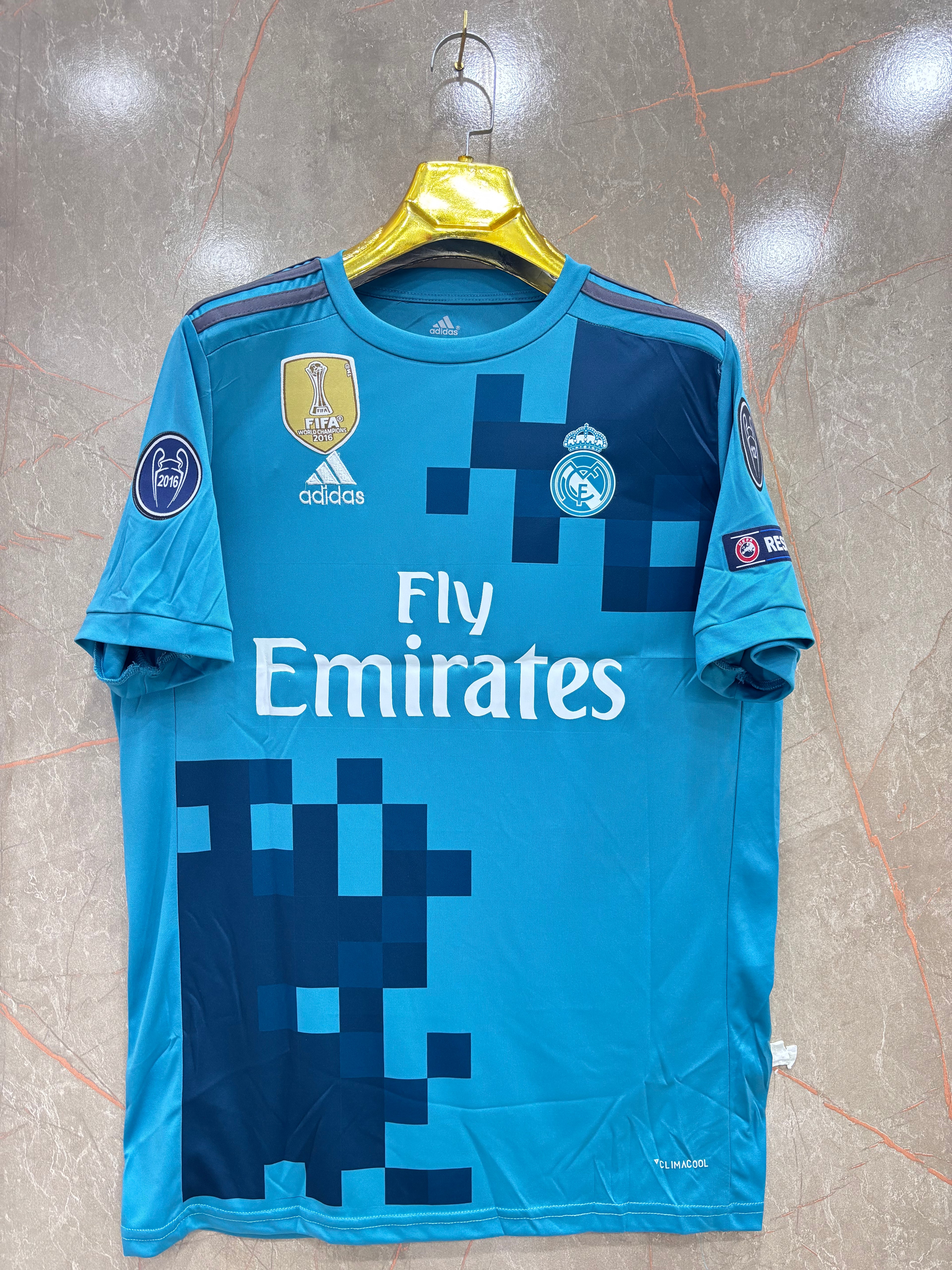 RONALDO 7 REAL MADRID THIRD HALF SLEEVE SHIRT 17/18