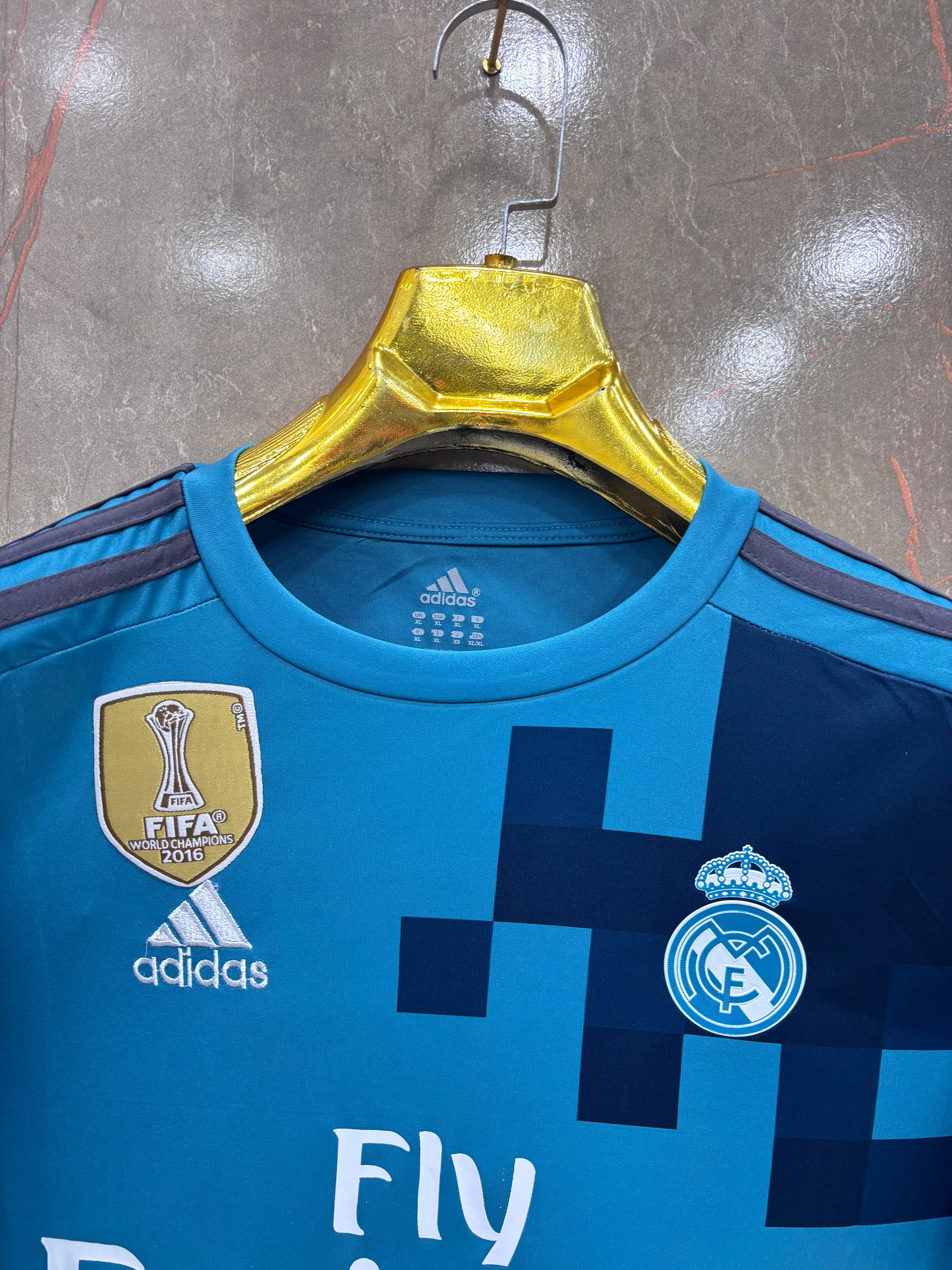 RONALDO 7 REAL MADRID THIRD HALF SLEEVE SHIRT 17/18