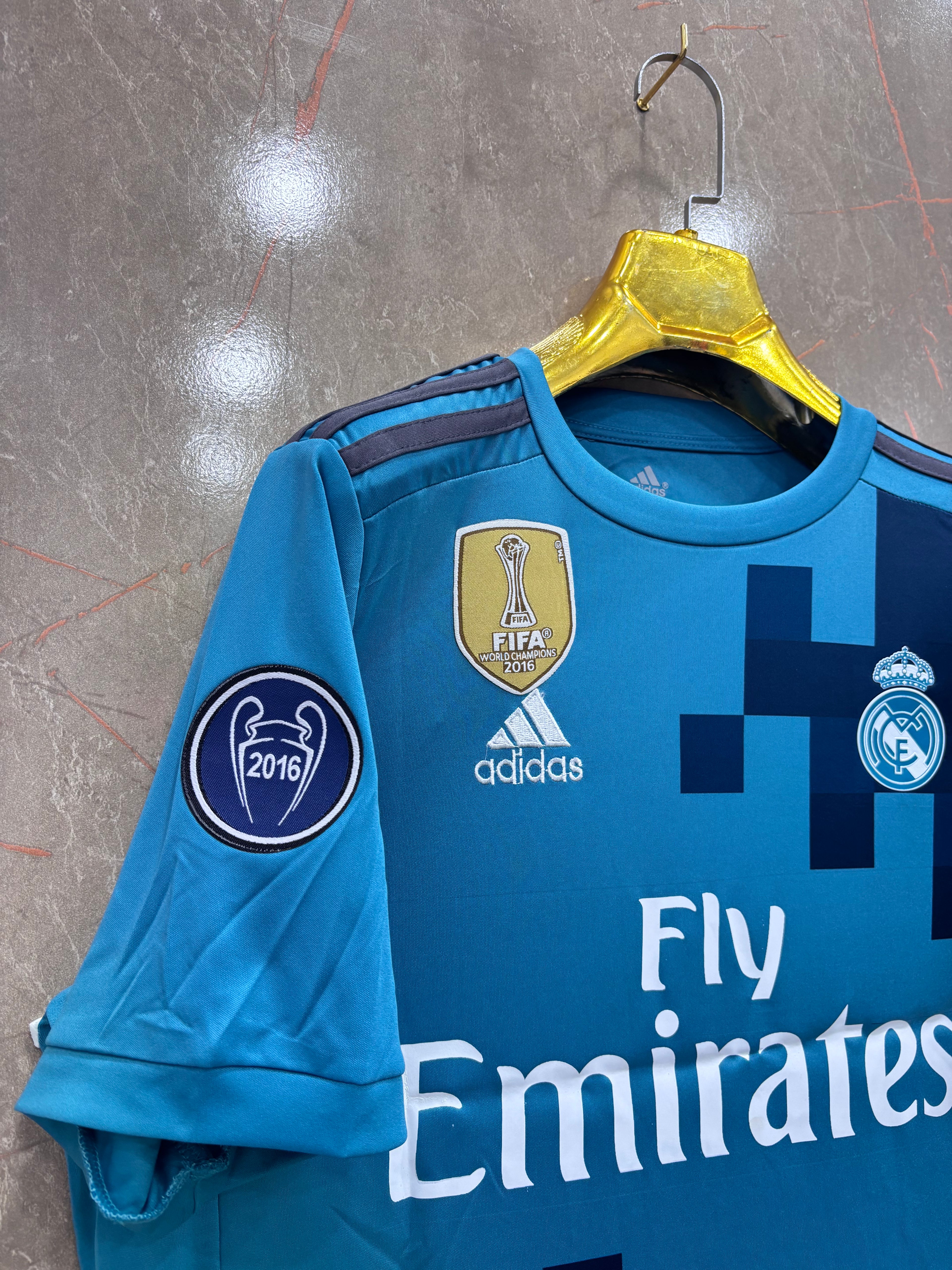 RONALDO 7 REAL MADRID THIRD HALF SLEEVE SHIRT 17/18