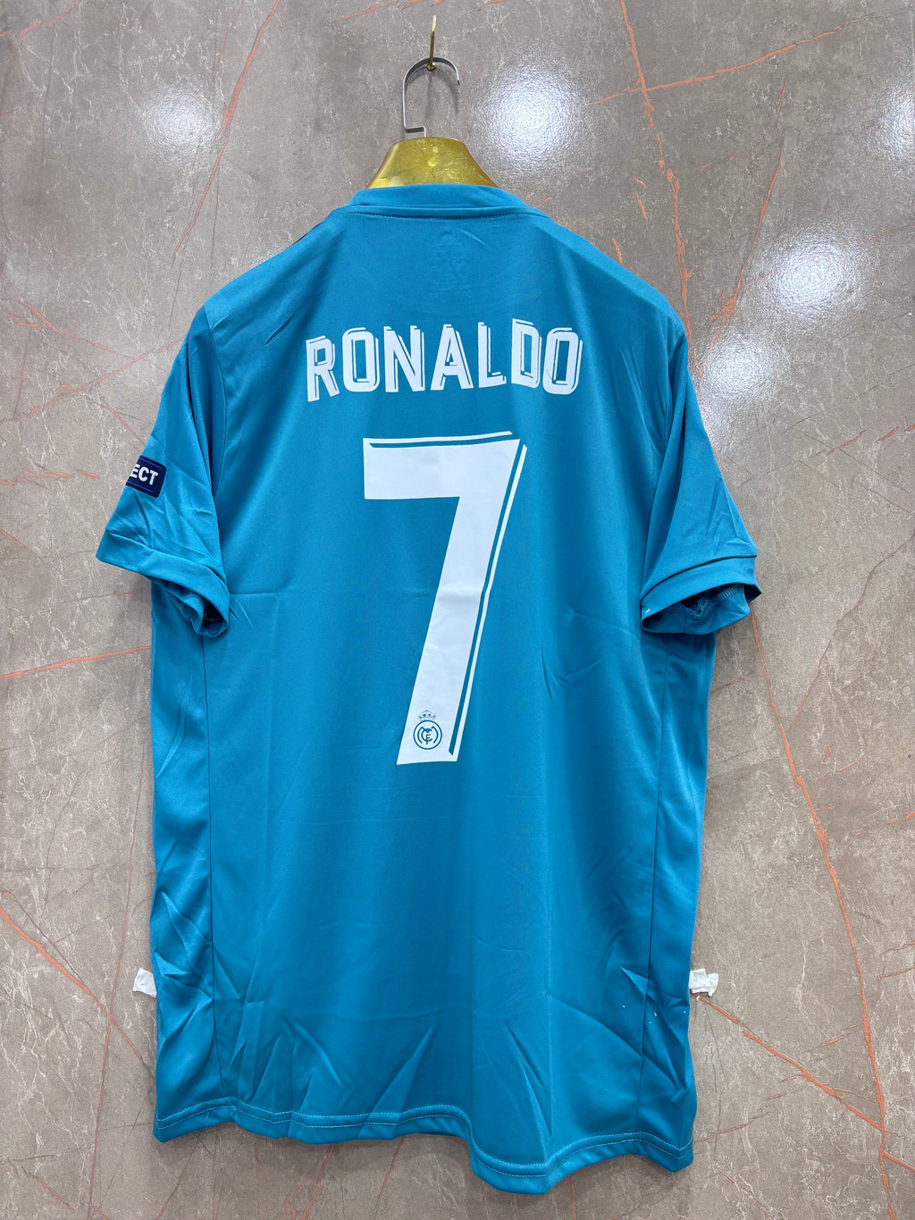 RONALDO 7 REAL MADRID THIRD HALF SLEEVE SHIRT 17/18