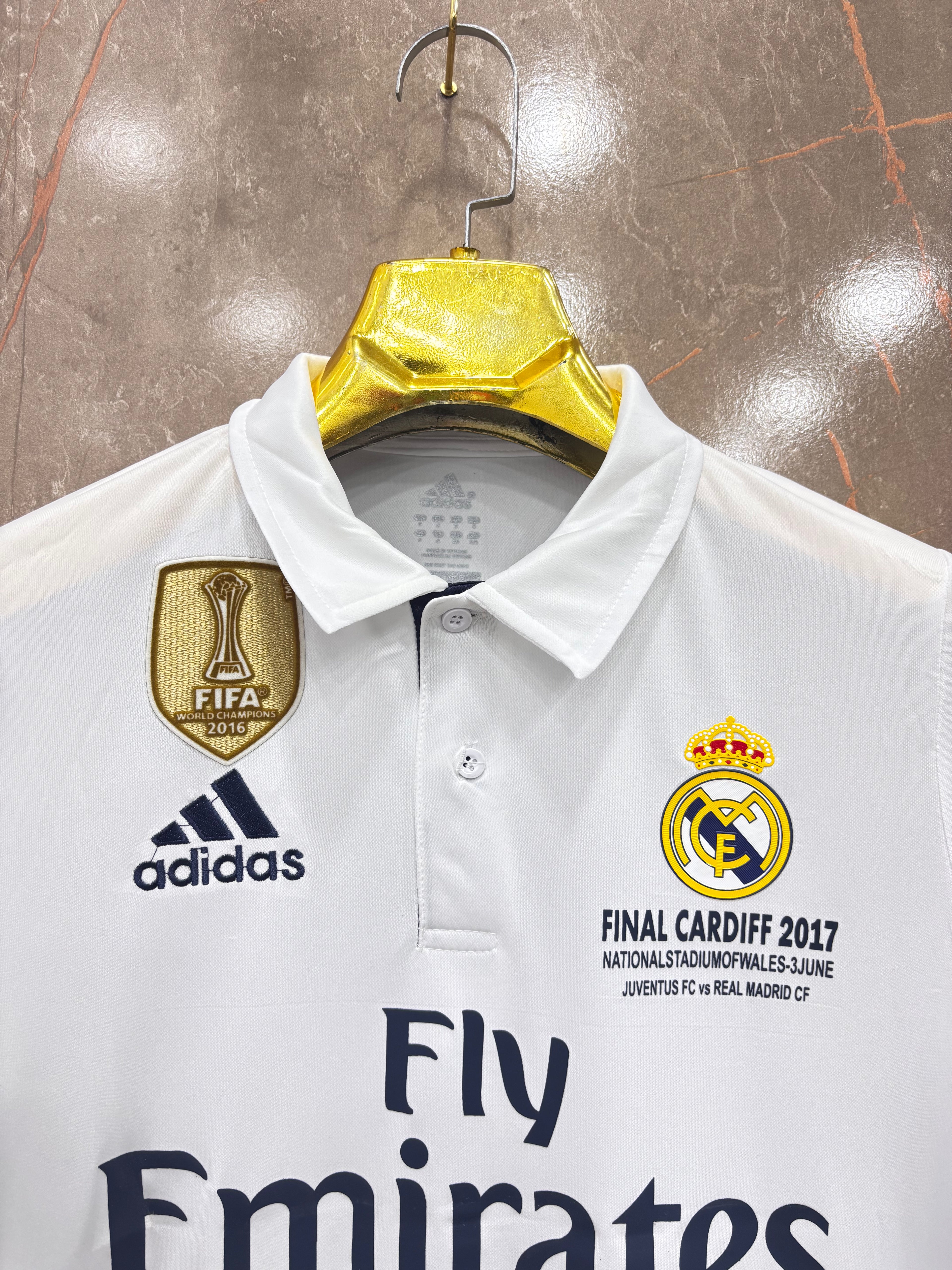 REAL MADRID HOME RONALDO 7 2017 FINAL SHIRT