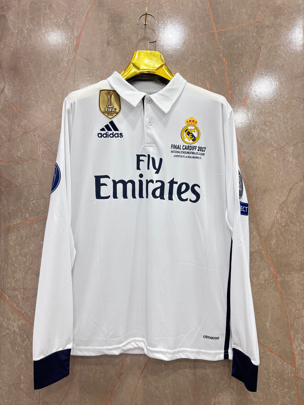 REAL MADRID HOME RONALDO 7 2017 FINAL SHIRT