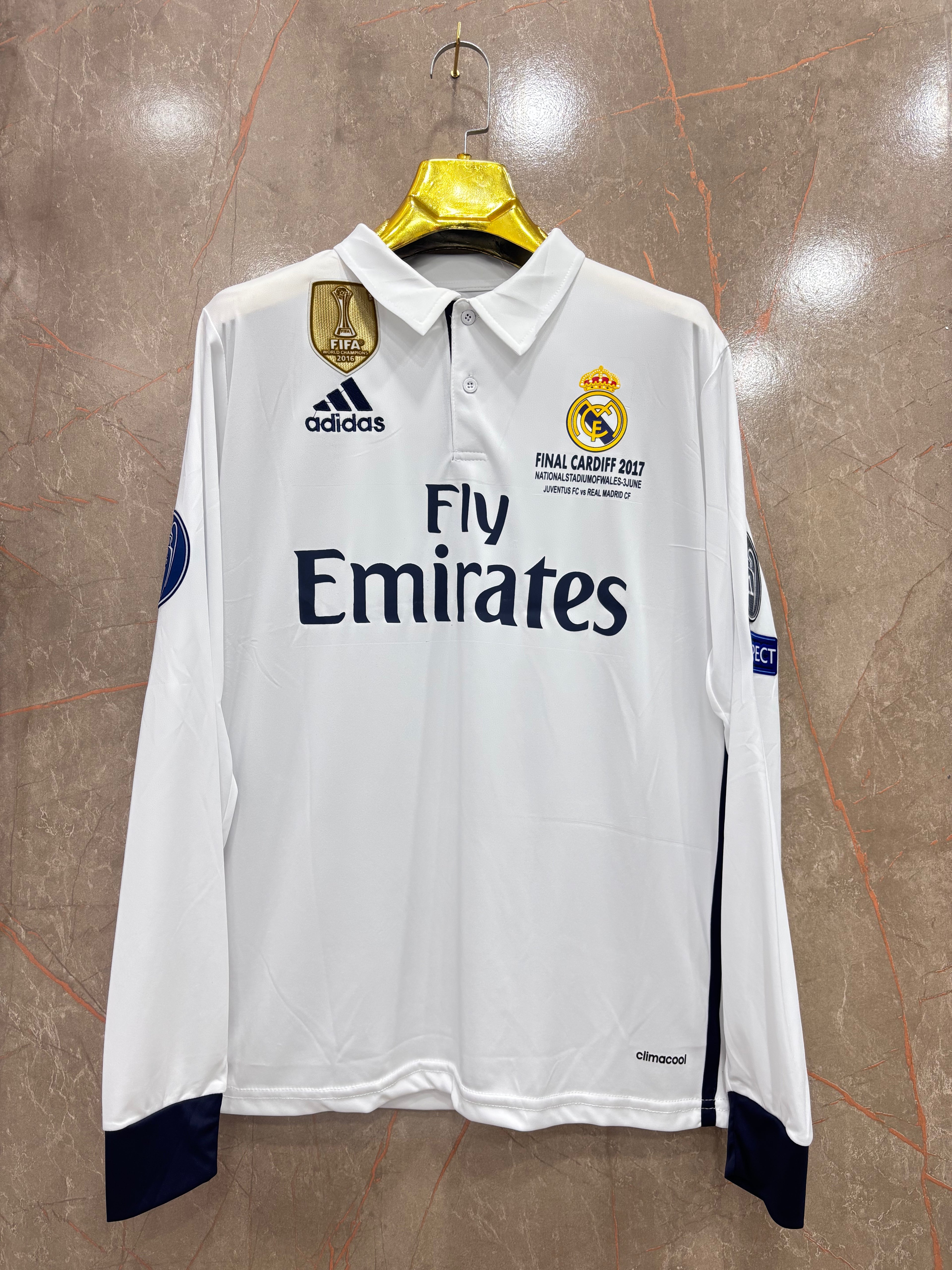 REAL MADRID HOME RONALDO 7 2017 FINAL SHIRT