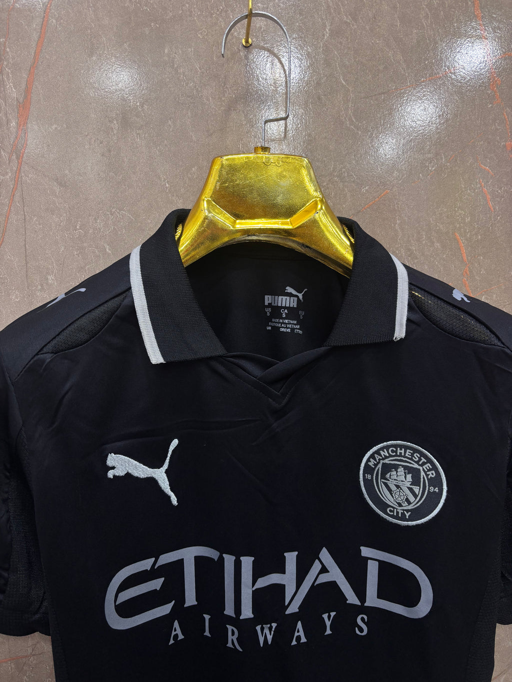 HAALAND 9 MANCHESTER CITY AWAY SHIRT(EMBROIDED LOGO)