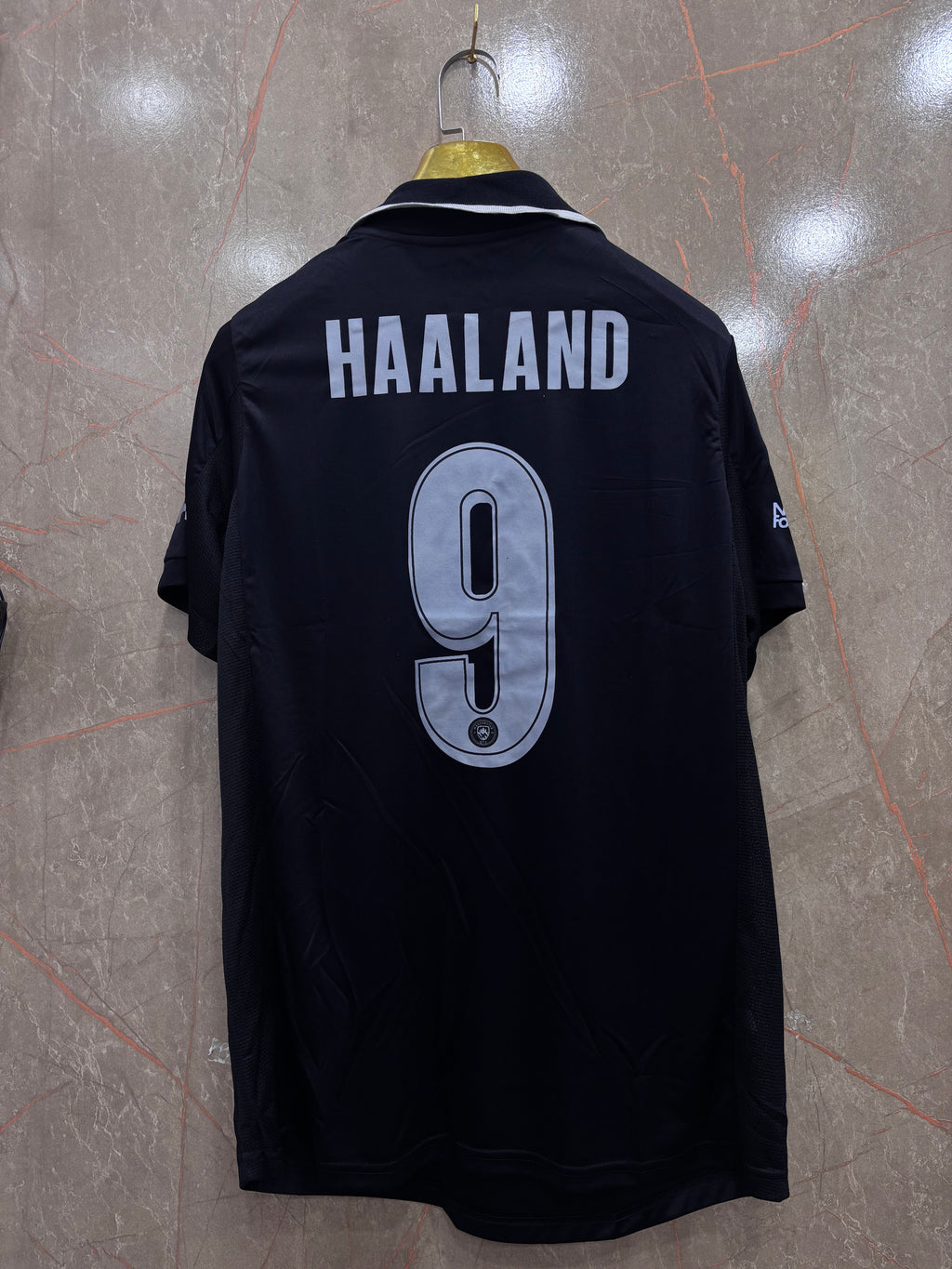 HAALAND 9 MANCHESTER CITY AWAY SHIRT(EMBROIDED LOGO)
