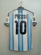 MESSI 10 ARGENTINA HOME FIFA CUP JERSEY (EMBROIDED LOGO)