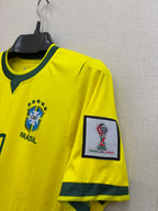 NEYMAR JR BRAZIL HOME FIFA CUP JERSEY (EMBROIDED LOGO)