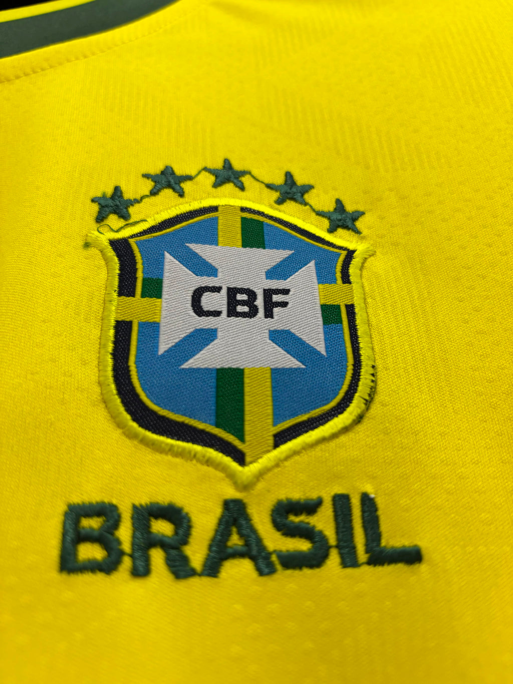 NEYMAR JR BRAZIL HOME FIFA CUP JERSEY (EMBROIDED LOGO)