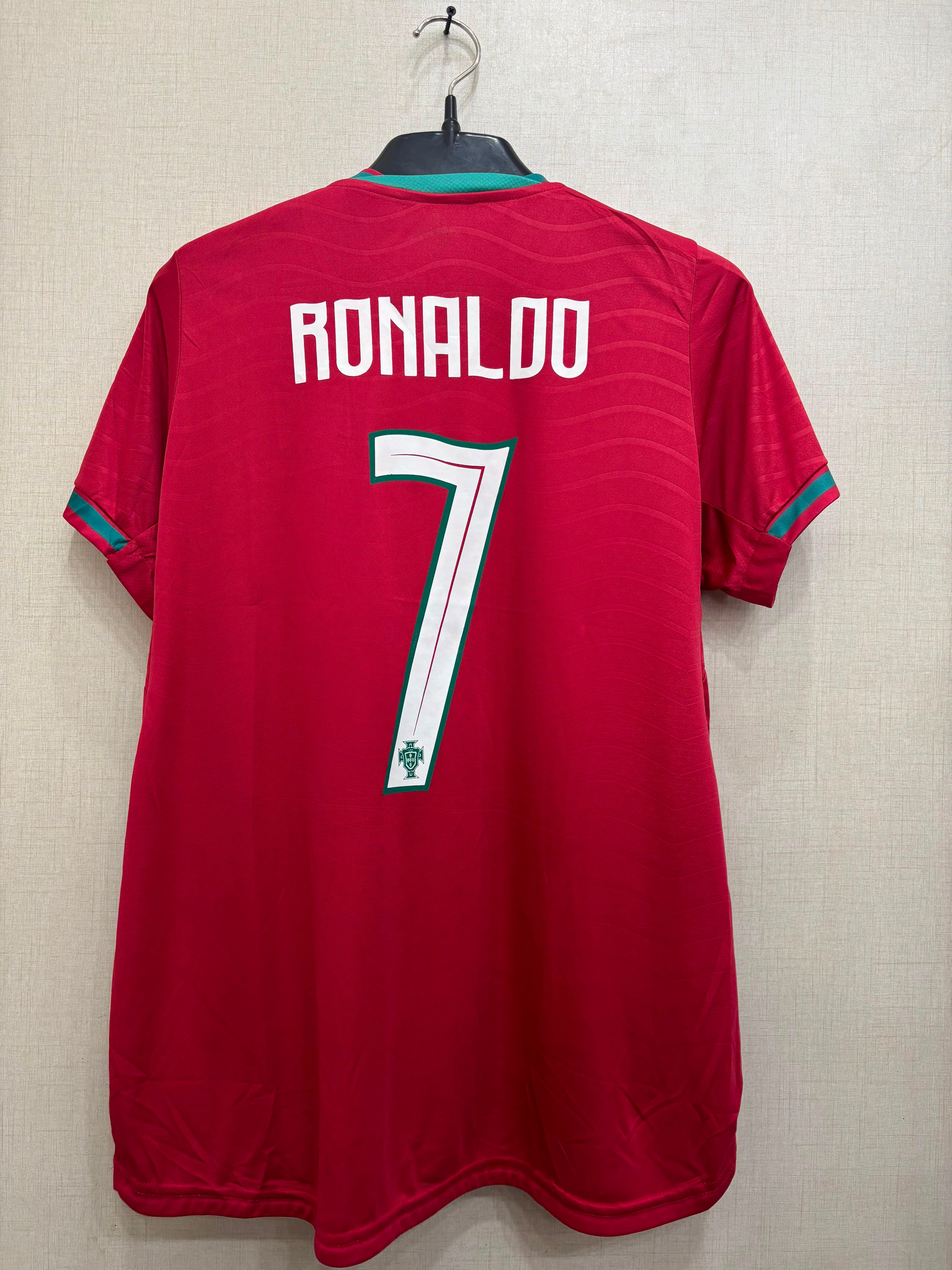 RONALDO 7 PORTUGAL HOME FIFA CUP KIT(EMBROIDED LOGO)