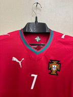 RONALDO 7 PORTUGAL HOME FIFA CUP KIT(EMBROIDED LOGO)
