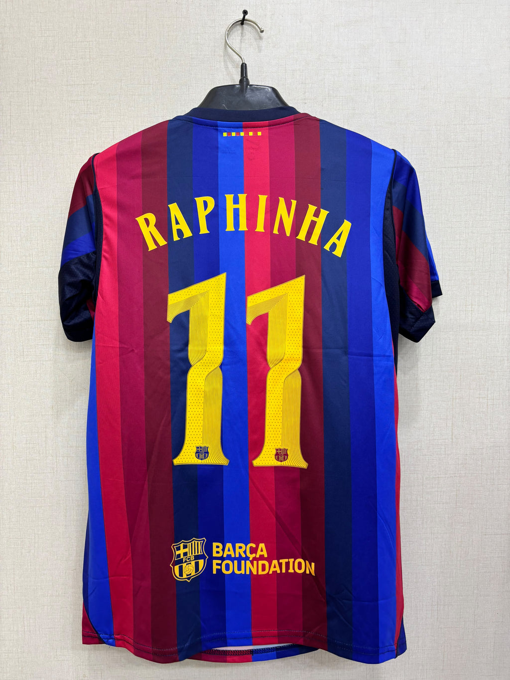 BARCELONA HOME  JERSEY 26/27 ( embroided logo)
