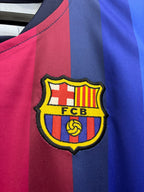 BARCELONA HOME  JERSEY 26/27 ( embroided logo)
