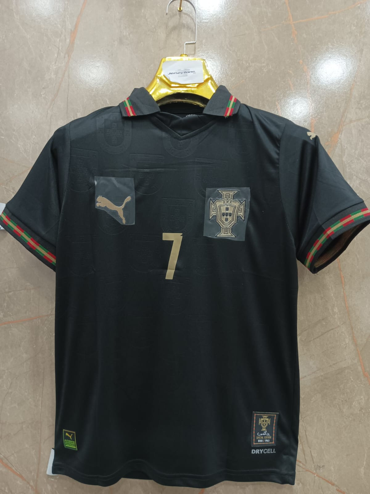 PORTUGAL BLACK  PLAYER VERSION SHIRT 2026