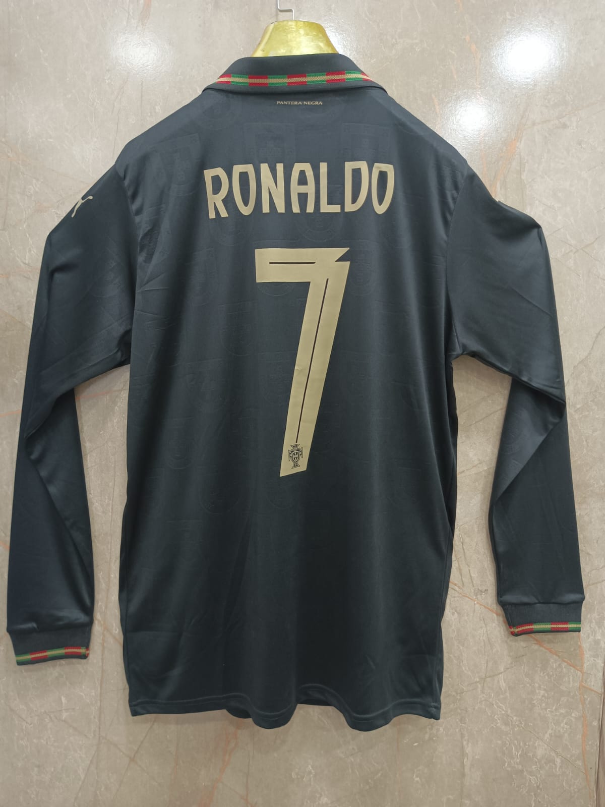 PORTUGAL BLACK  PLAYER VERSION SHIRT 2026