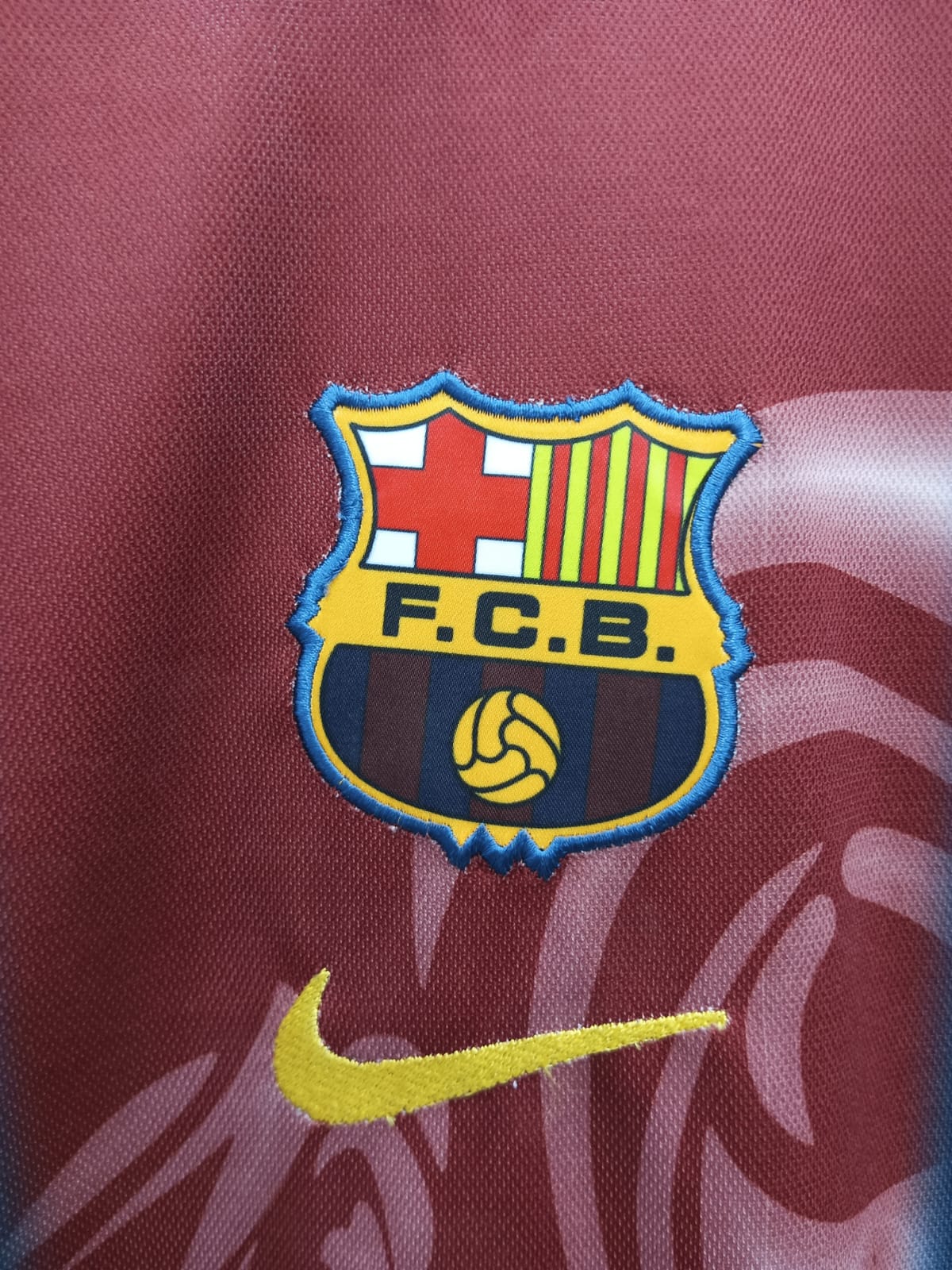 Barca x Travis Scott Vintage Jersey(EMBROIDED LOGO)