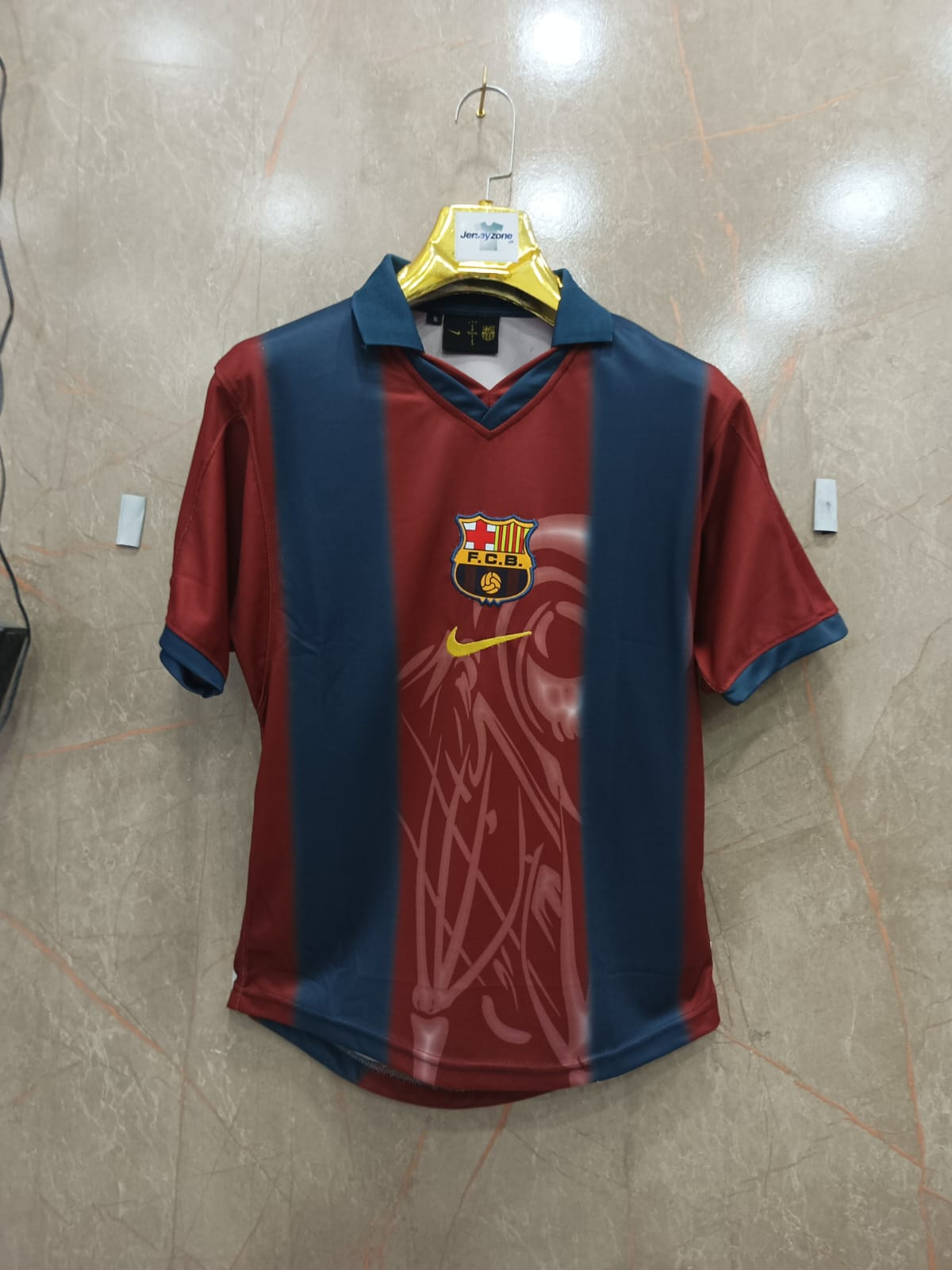 Barca x Travis Scott Vintage Jersey(EMBROIDED LOGO)