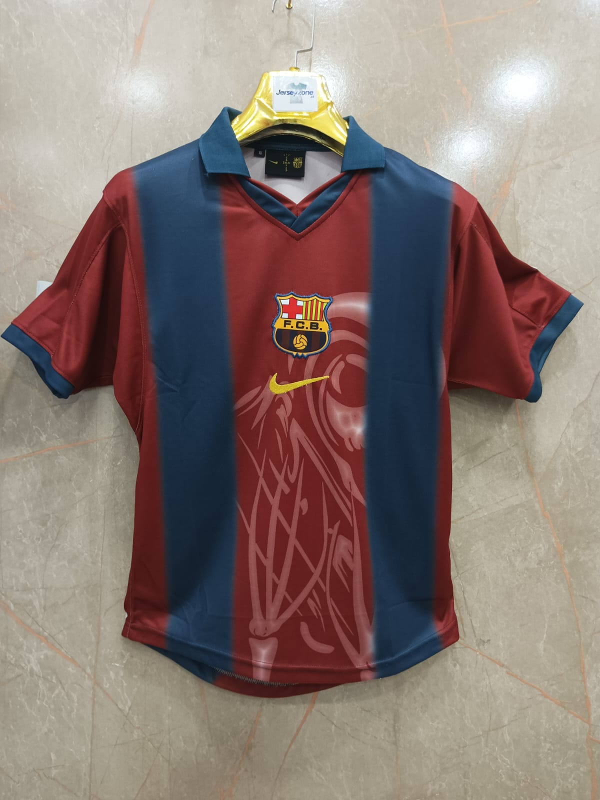 Barca x Travis Scott Vintage Jersey(EMBROIDED LOGO)