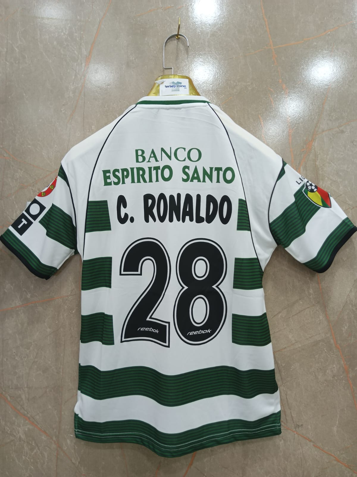 Cristiano Ronaldo Sporting Lisbon 2001/03 EMBROIDERY JERSEY