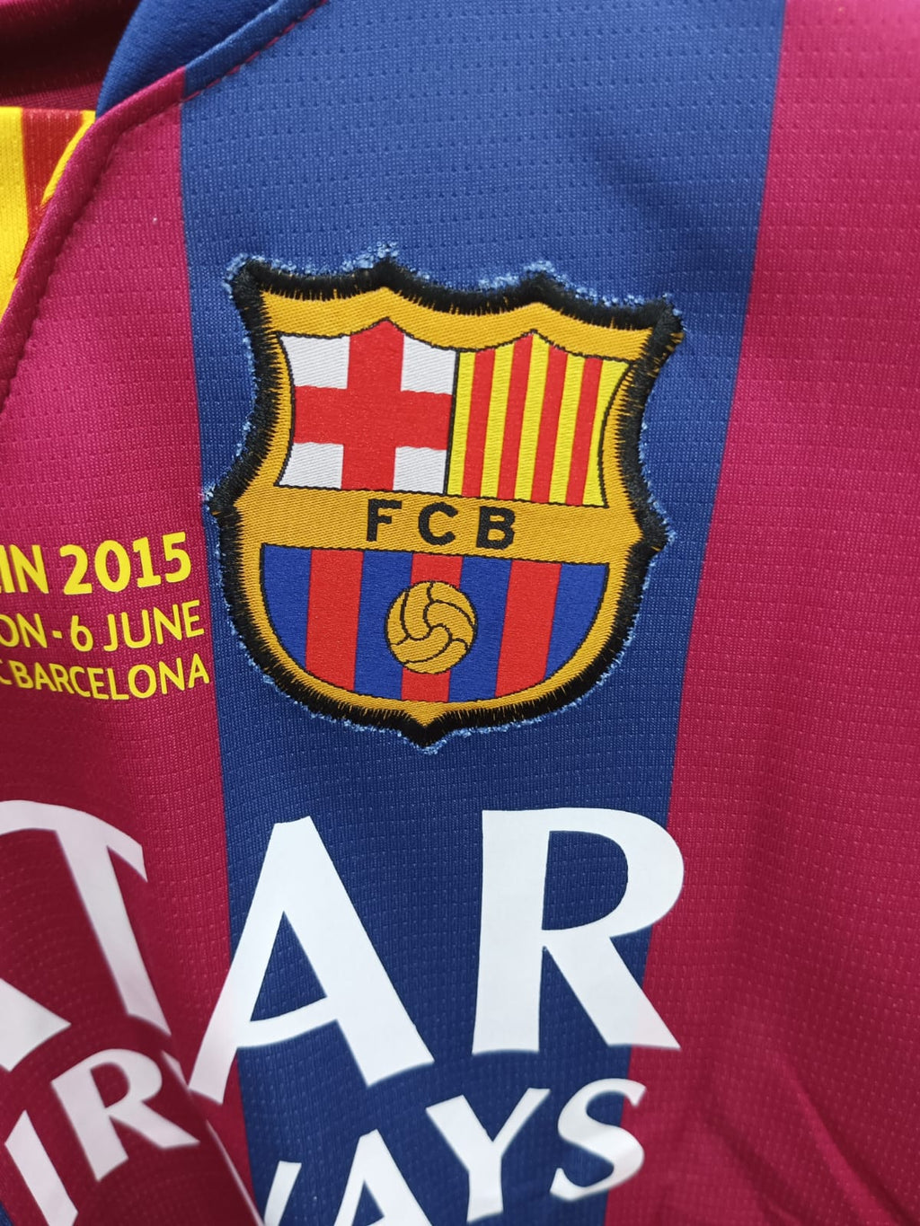 BARCELONA 2015 FINAL JERSEY (EMBROIDED LOGO)