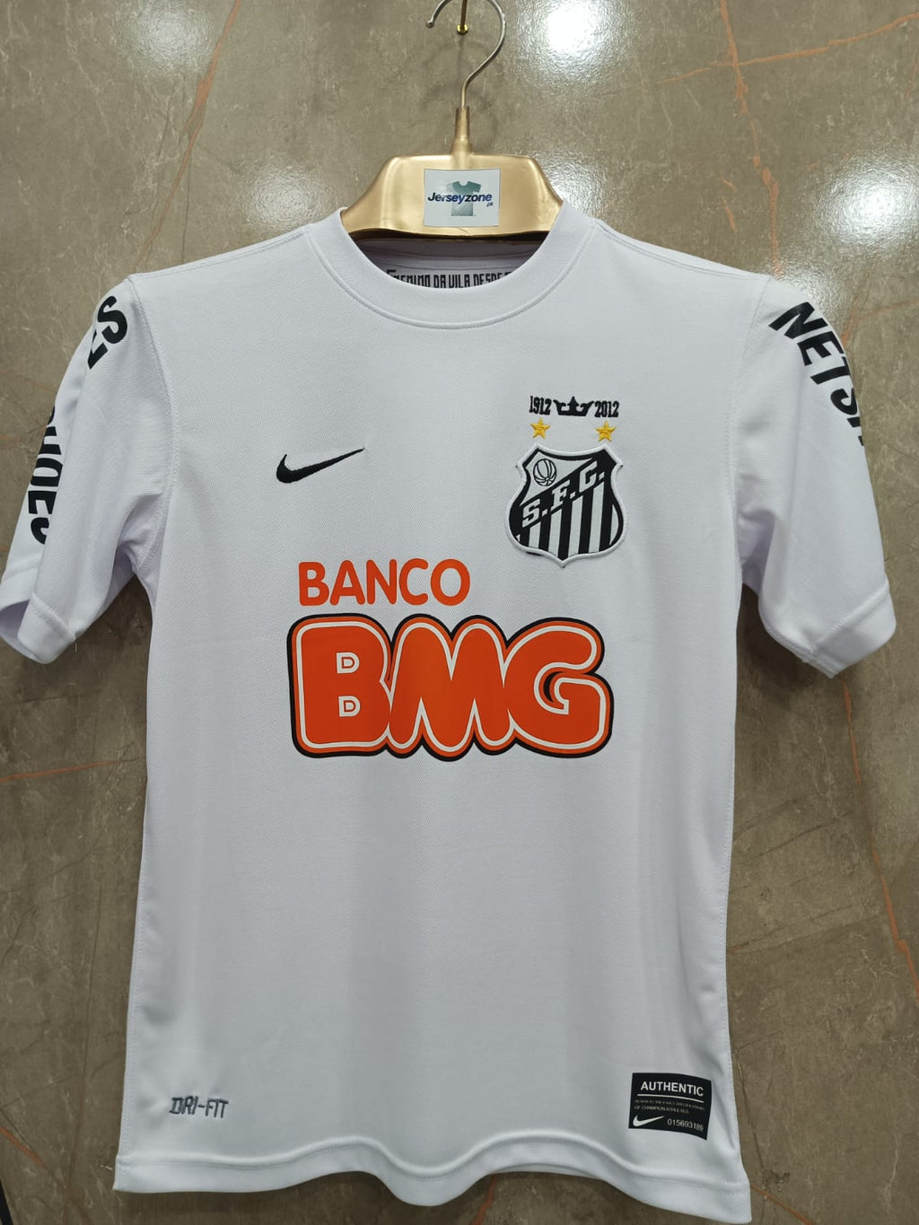 Neymar JR Santos 2012 Home shirt (EMROIDED LOGO)