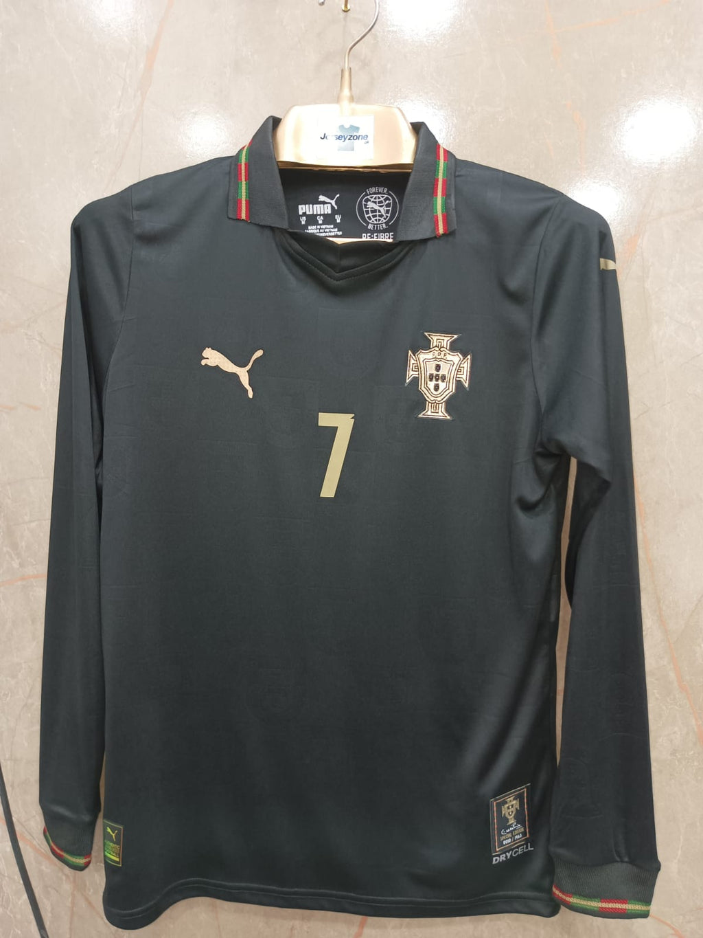 PORTUGAL BLACK  PLAYER VERSION SHIRT 2026