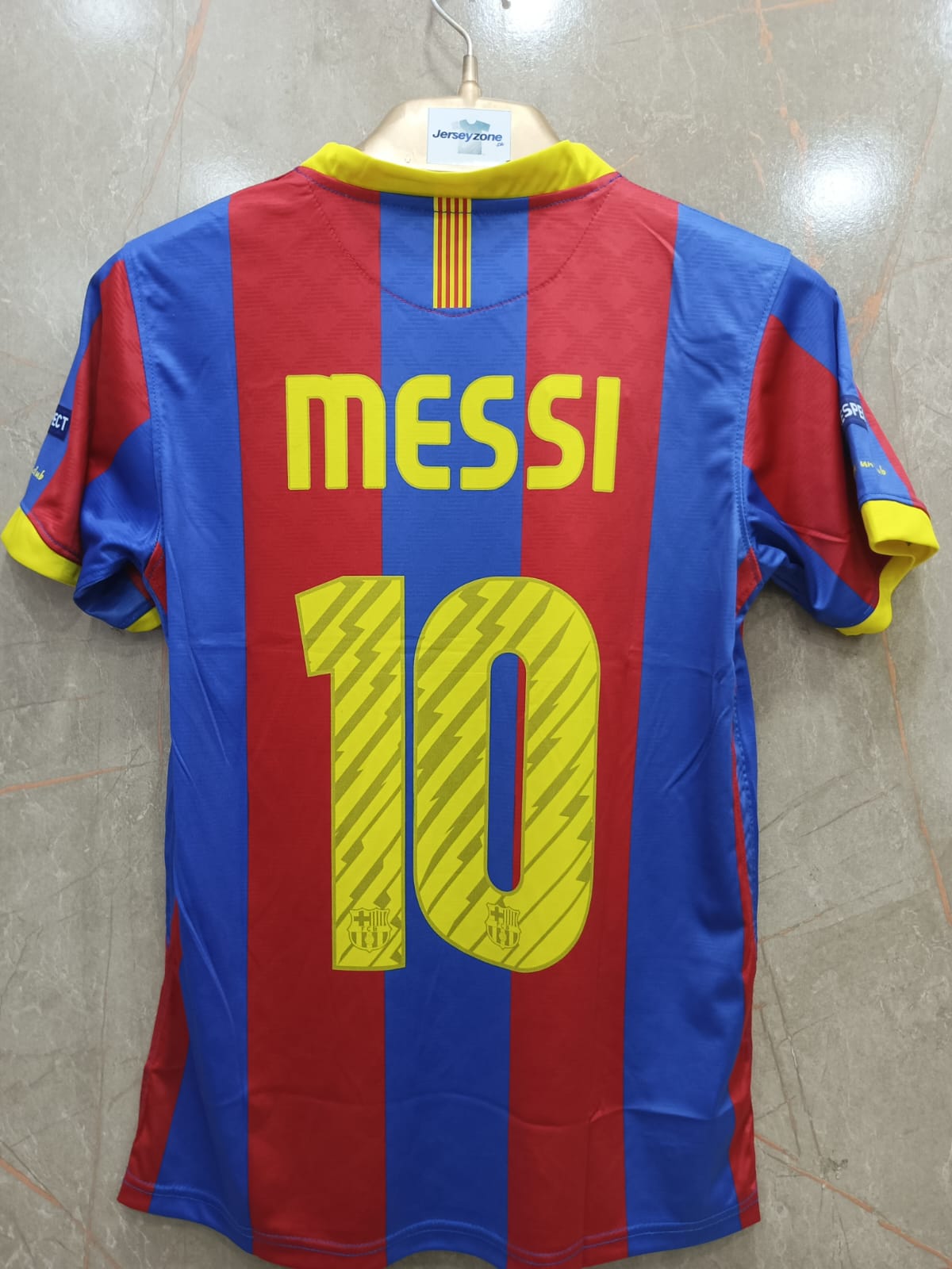 BARCELONA 2011 MESSI 10 JERSEY (EMBROIDED LOGO)