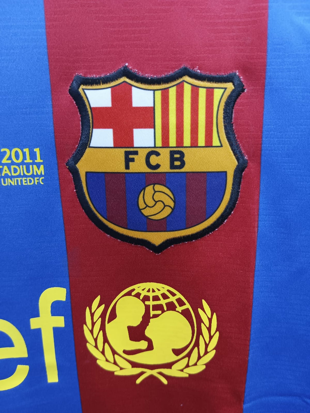 BARCELONA 2011 MESSI 10 JERSEY (EMBROIDED LOGO)