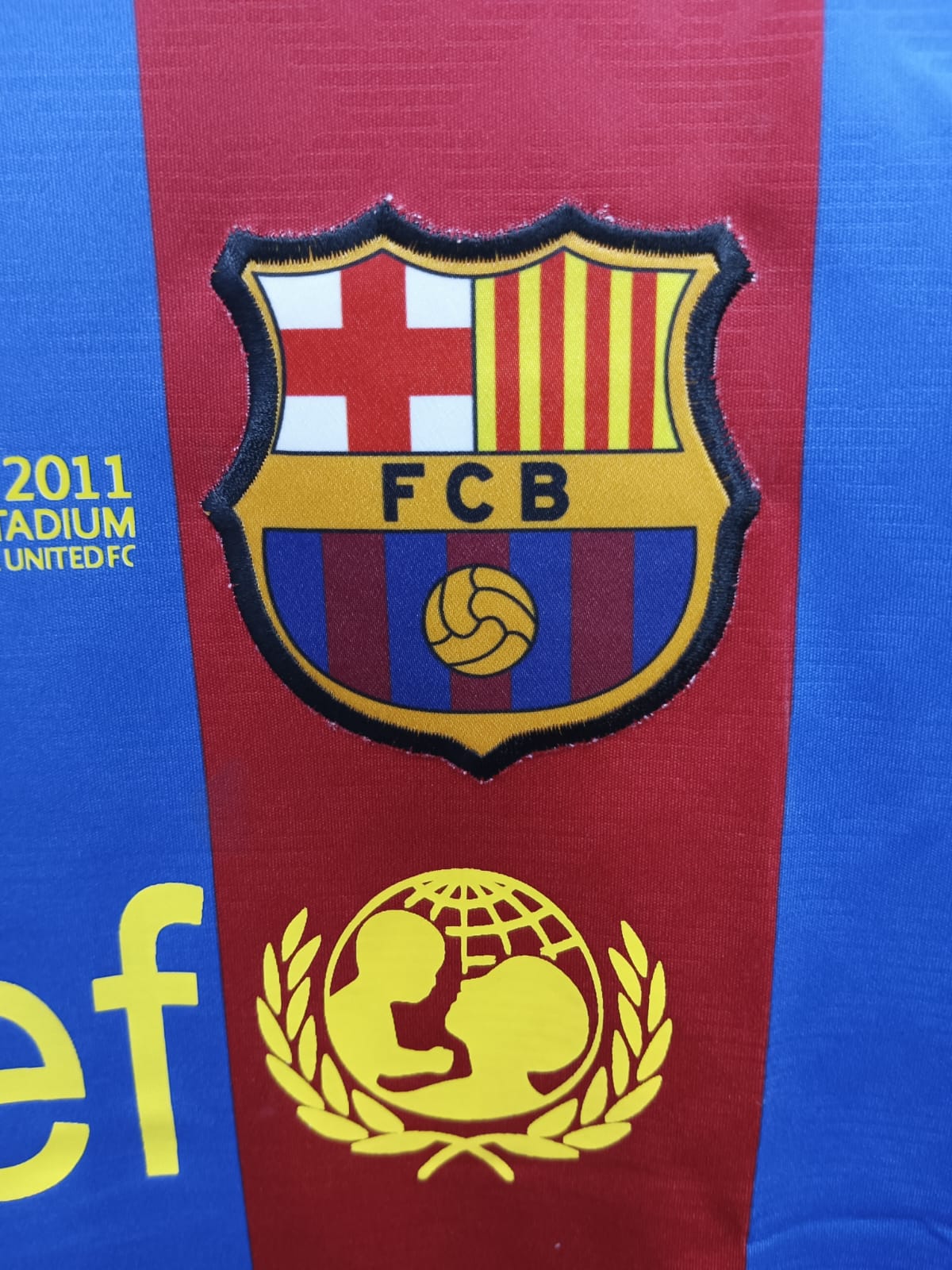 BARCELONA 2011 MESSI 10 JERSEY (EMBROIDED LOGO)