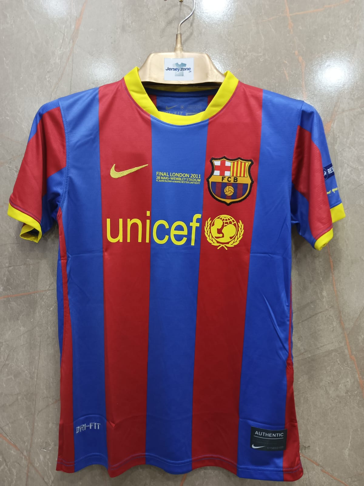 BARCELONA 2011 MESSI 10 JERSEY (EMBROIDED LOGO)