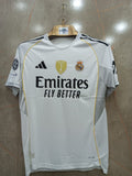REAL MADRID HOME 25/26 HALF SLEEVE JERSEY(EMBROIDED LOGO)