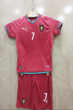 RONALDO 7 PORTUGAL HOME FIFA CUP KIDS KIT 2026