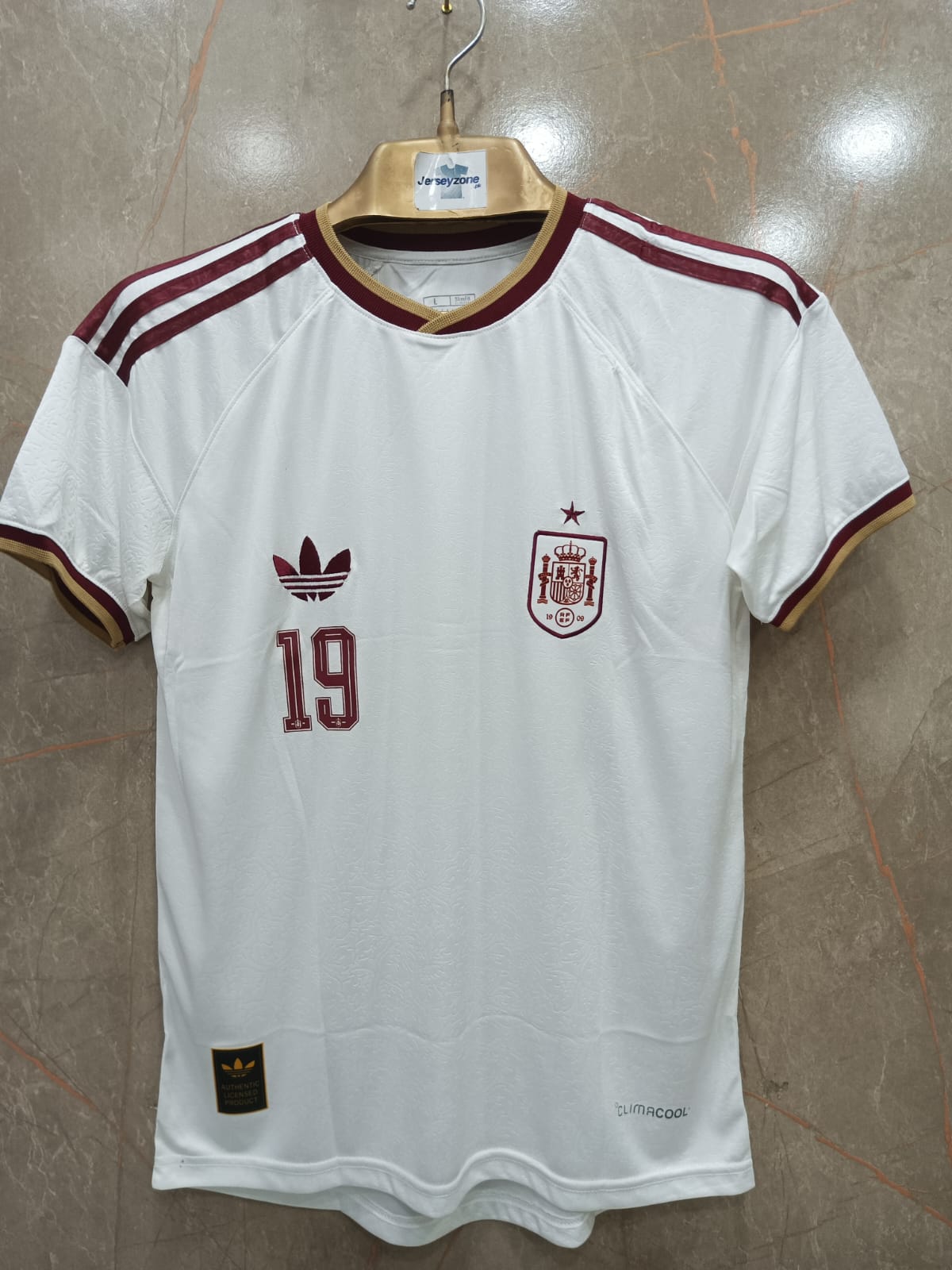 SPAIN AWAY FIFA CUP JERSEY EMBROIDED LOGO 2026