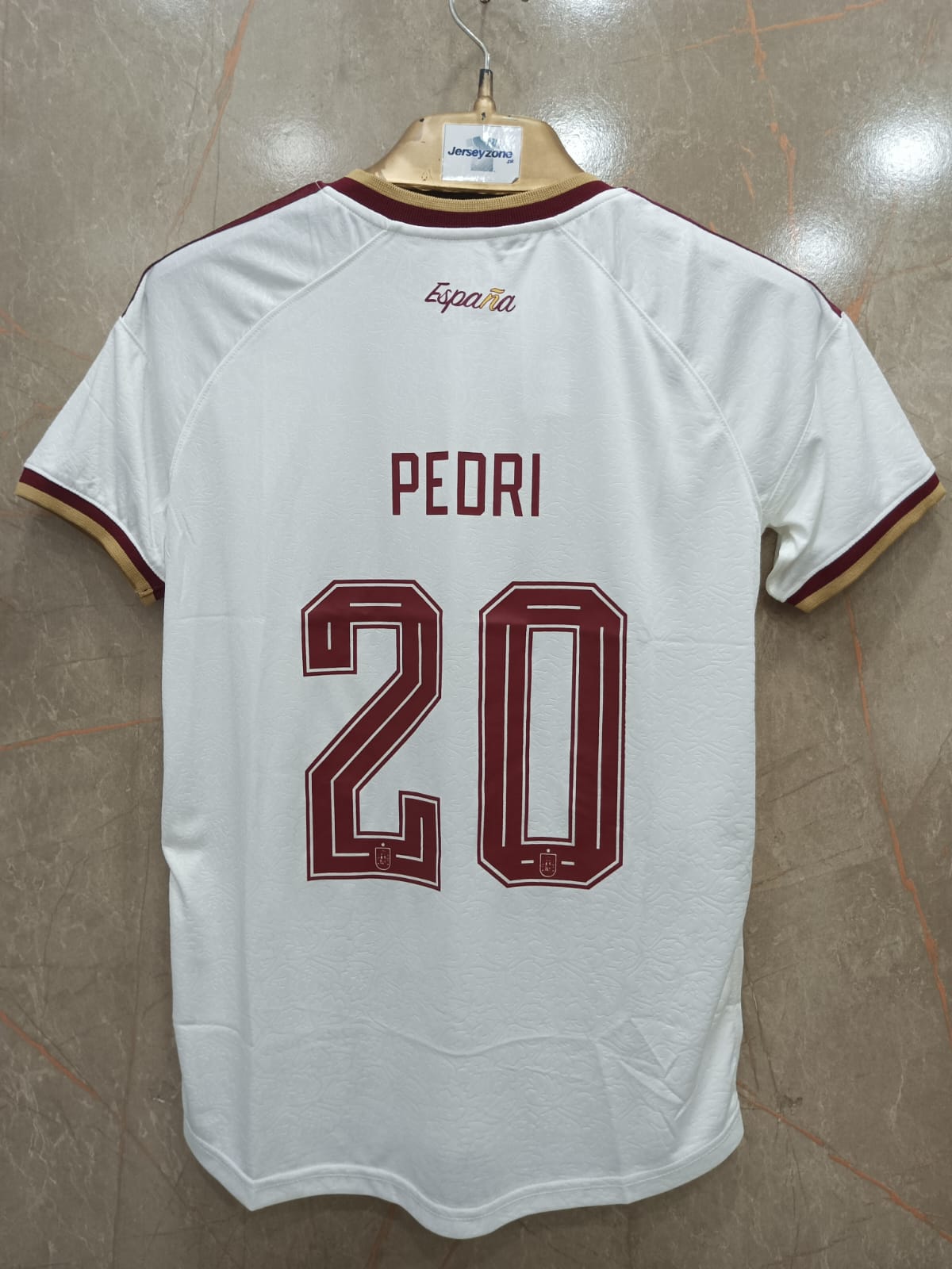 SPAIN AWAY FIFA CUP JERSEY EMBROIDED LOGO 2026