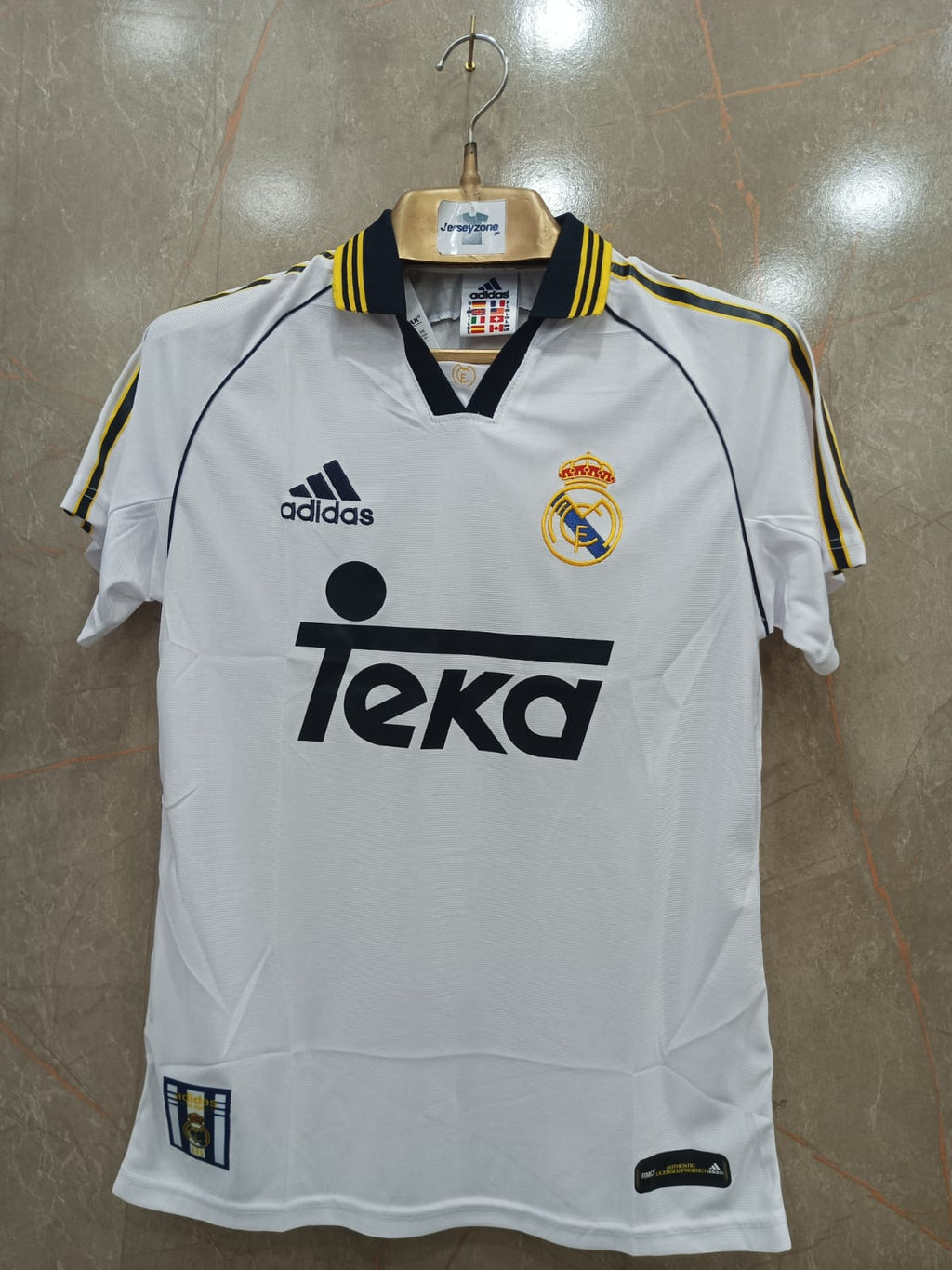 REAL MADRID HOME SHIRT 99/00 EMBROIDED LOGO